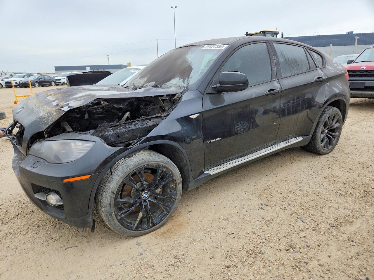 2009 Bmw X6 Xdrive35i Black vin: 5UXFG43599L223698