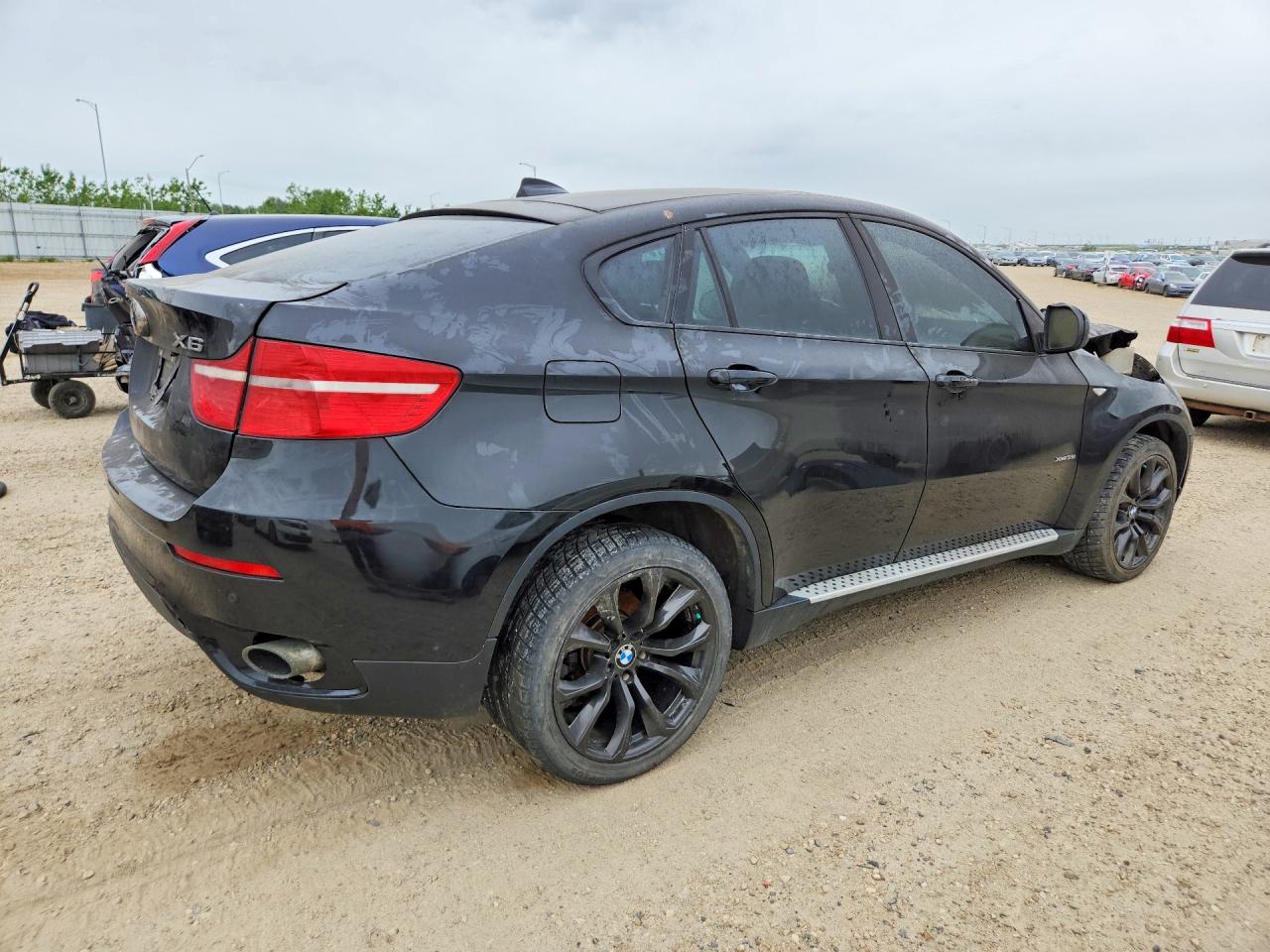 2009 Bmw X6 Xdrive35i Black vin: 5UXFG43599L223698