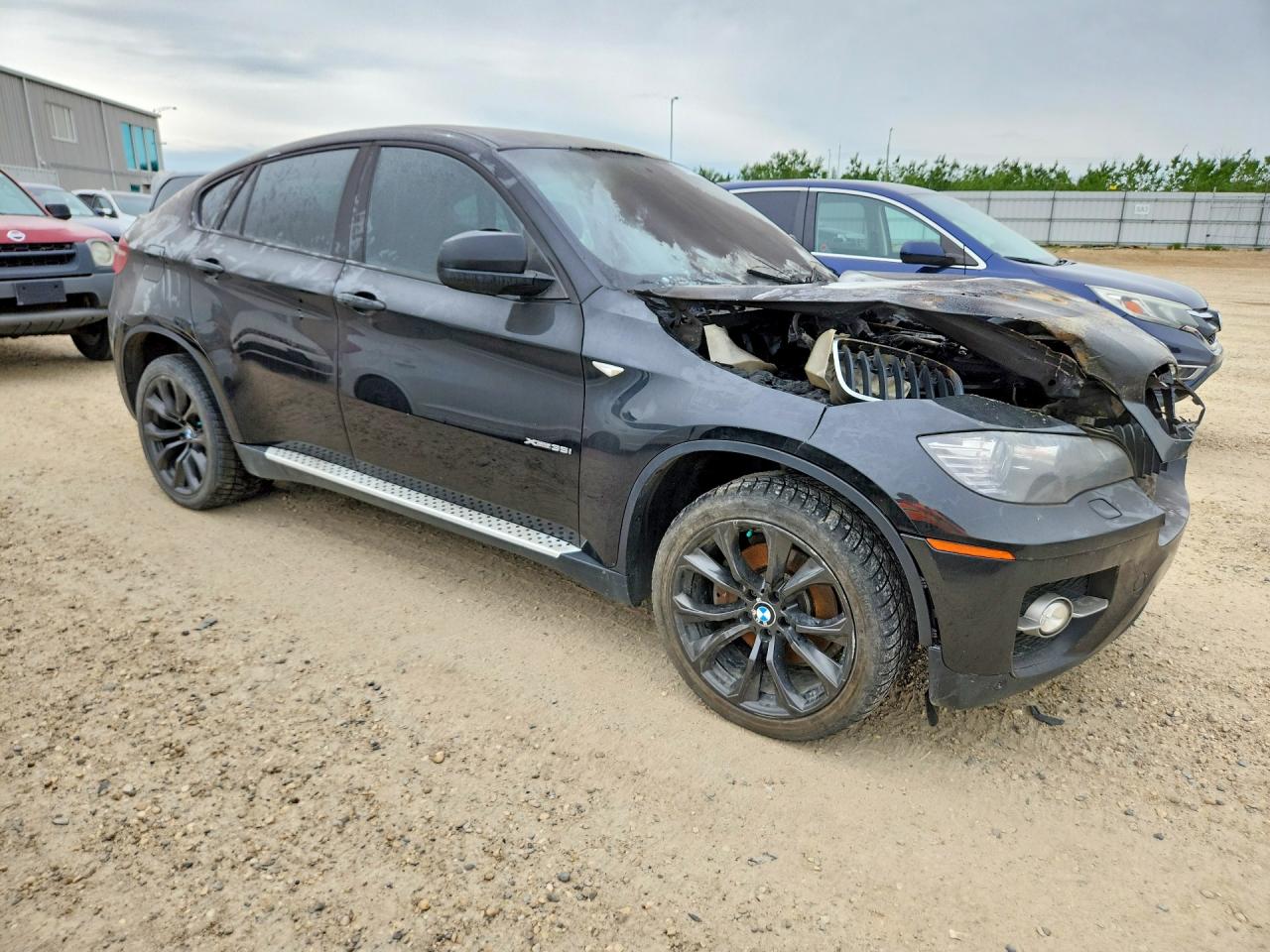 2009 Bmw X6 Xdrive35i Black vin: 5UXFG43599L223698