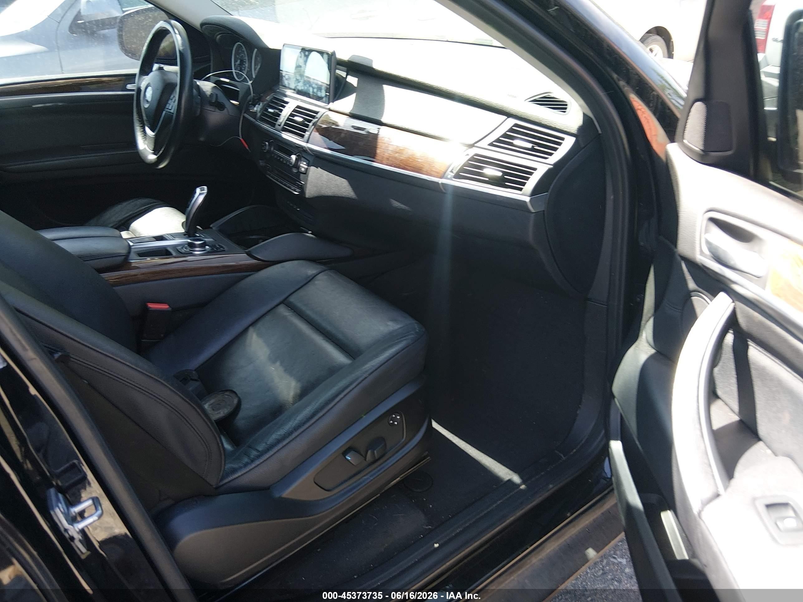 2010 Bmw X6 Xdrive35i Black vin: 5UXFG4C55AL226652