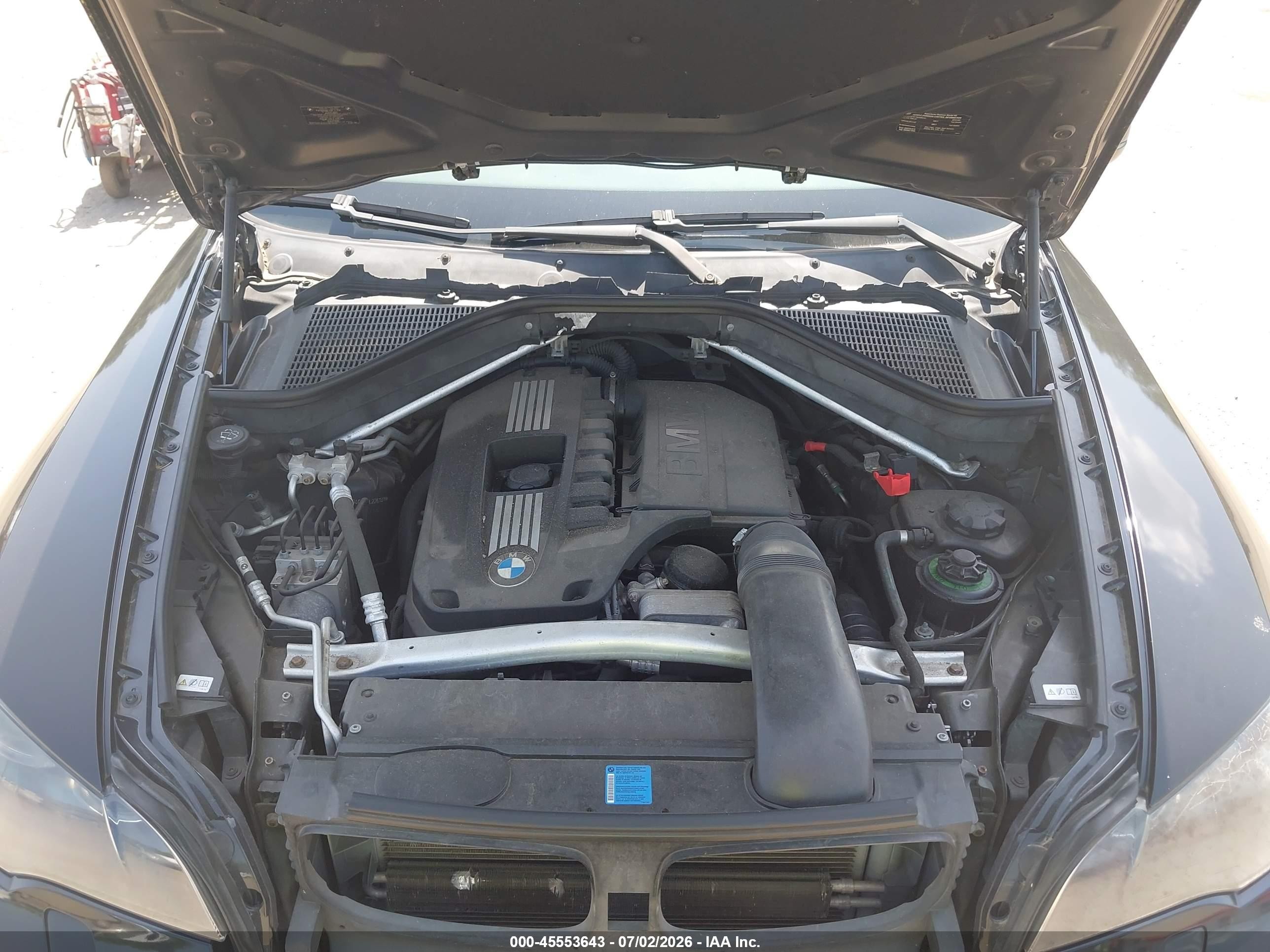 2010 Bmw X6 Xdrive35i Black vin: 5UXFG4C5XAL226131
