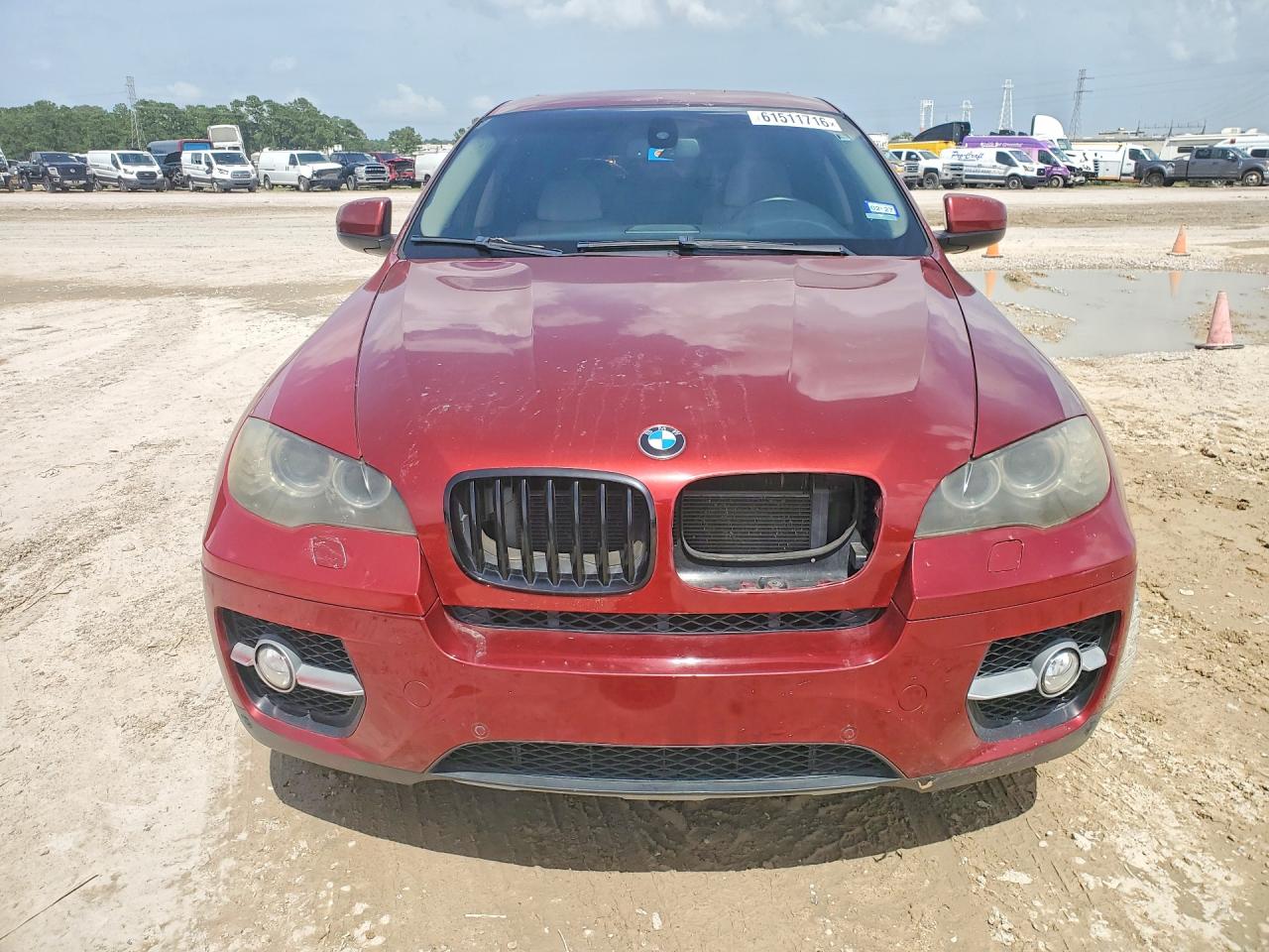 2009 Bmw X6 Red vin: 5UXFG83509LZ93859