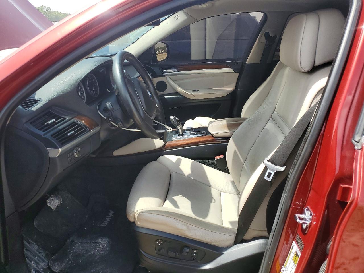 2009 Bmw X6 Red vin: 5UXFG83509LZ93859