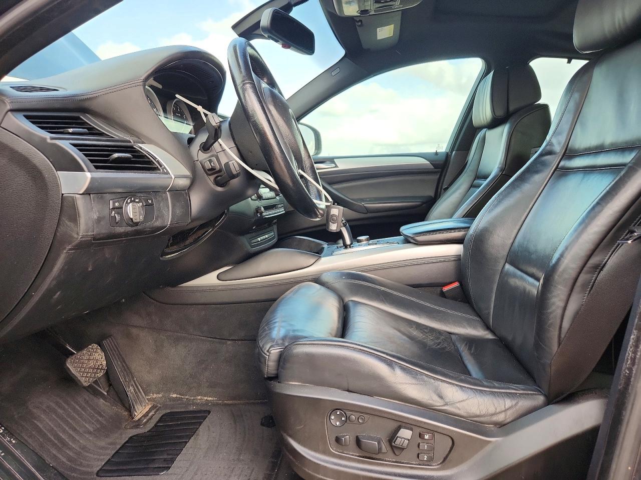 2009 Bmw X6 Black vin: 5UXFG83529LZ92342