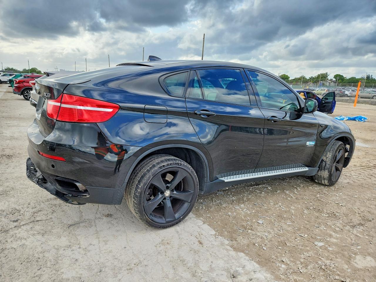 2009 Bmw X6 Black vin: 5UXFG83529LZ92342