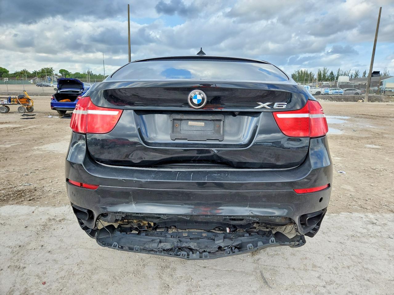 2009 Bmw X6 Black vin: 5UXFG83529LZ92342