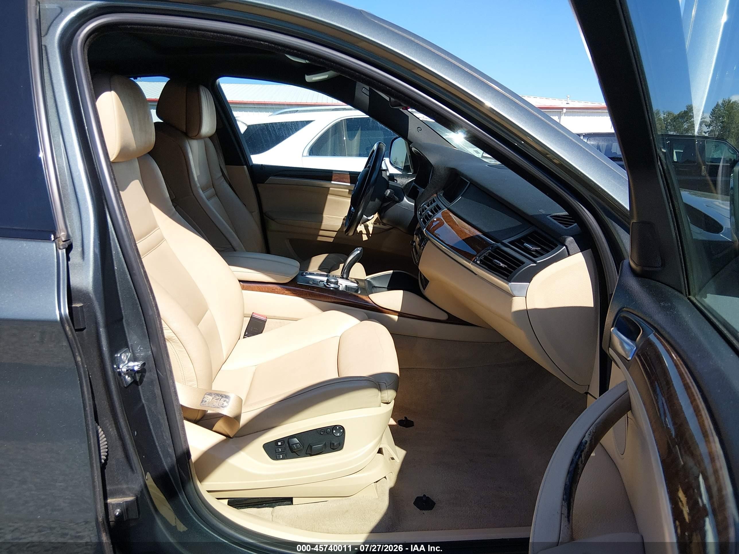 2009 Bmw X6 Xdrive50i Gray vin: 5UXFG83529LZ93121