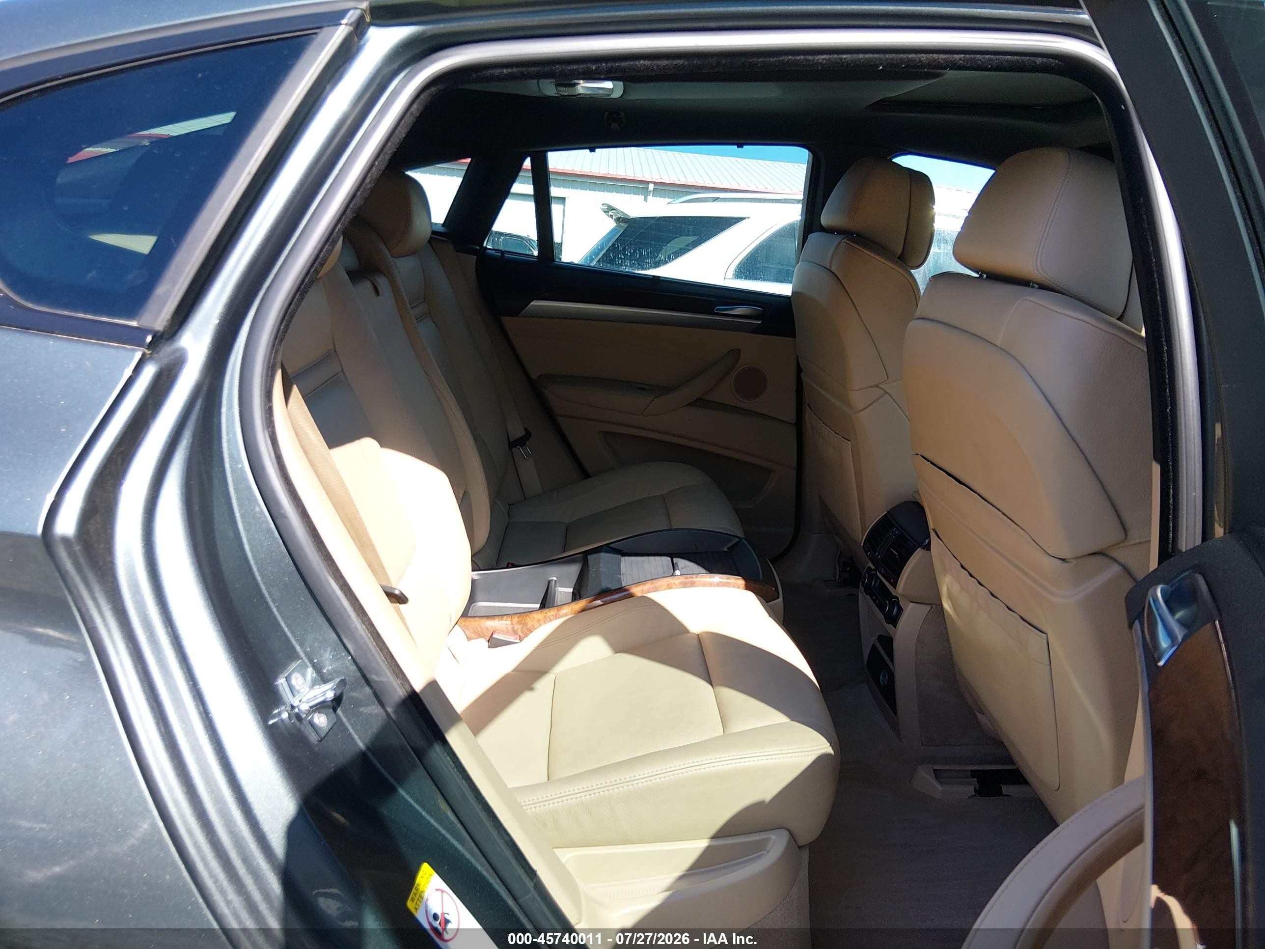 2009 Bmw X6 Xdrive50i Gray vin: 5UXFG83529LZ93121