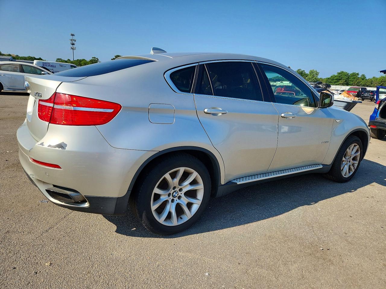 2009 Bmw X6 Silver vin: 5UXFG83539LZ93001