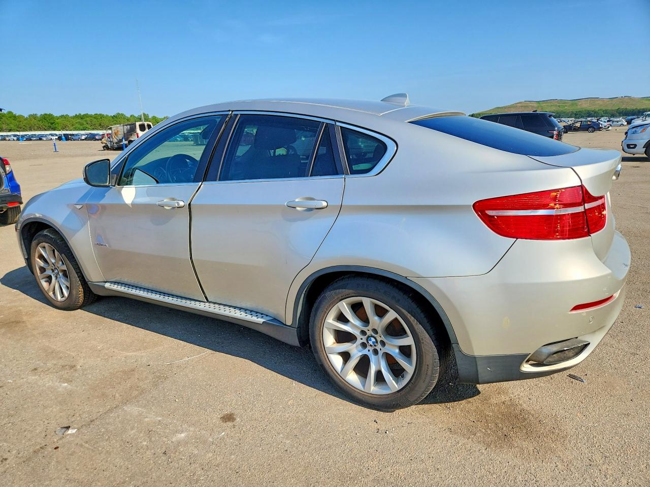 2009 Bmw X6 Silver vin: 5UXFG83539LZ93001