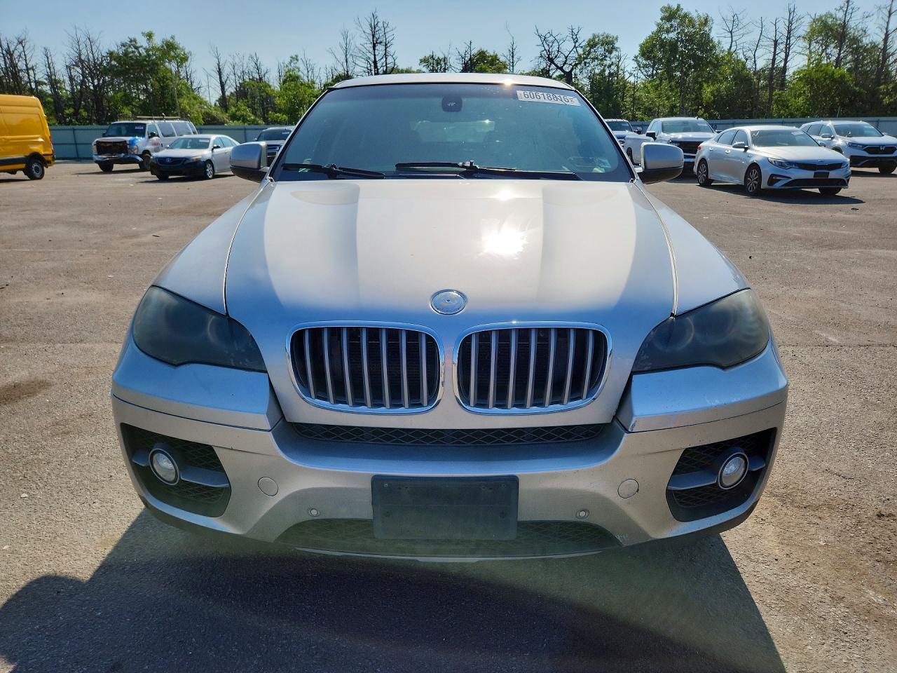 2009 Bmw X6 Silver vin: 5UXFG83539LZ93001