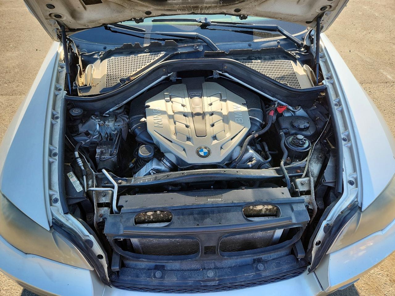 2009 Bmw X6 Silver vin: 5UXFG83539LZ93001