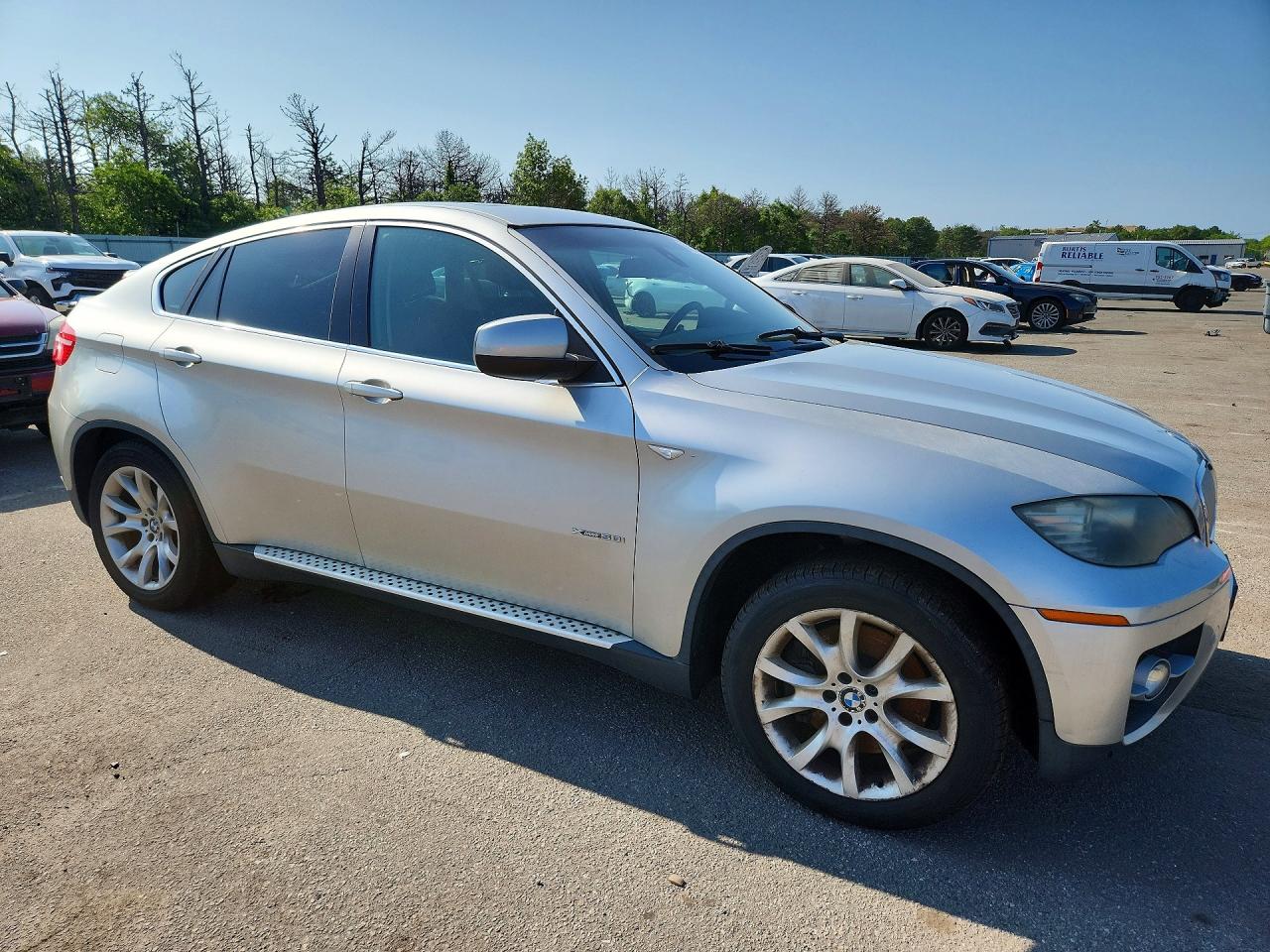 2009 Bmw X6 Silver vin: 5UXFG83539LZ93001