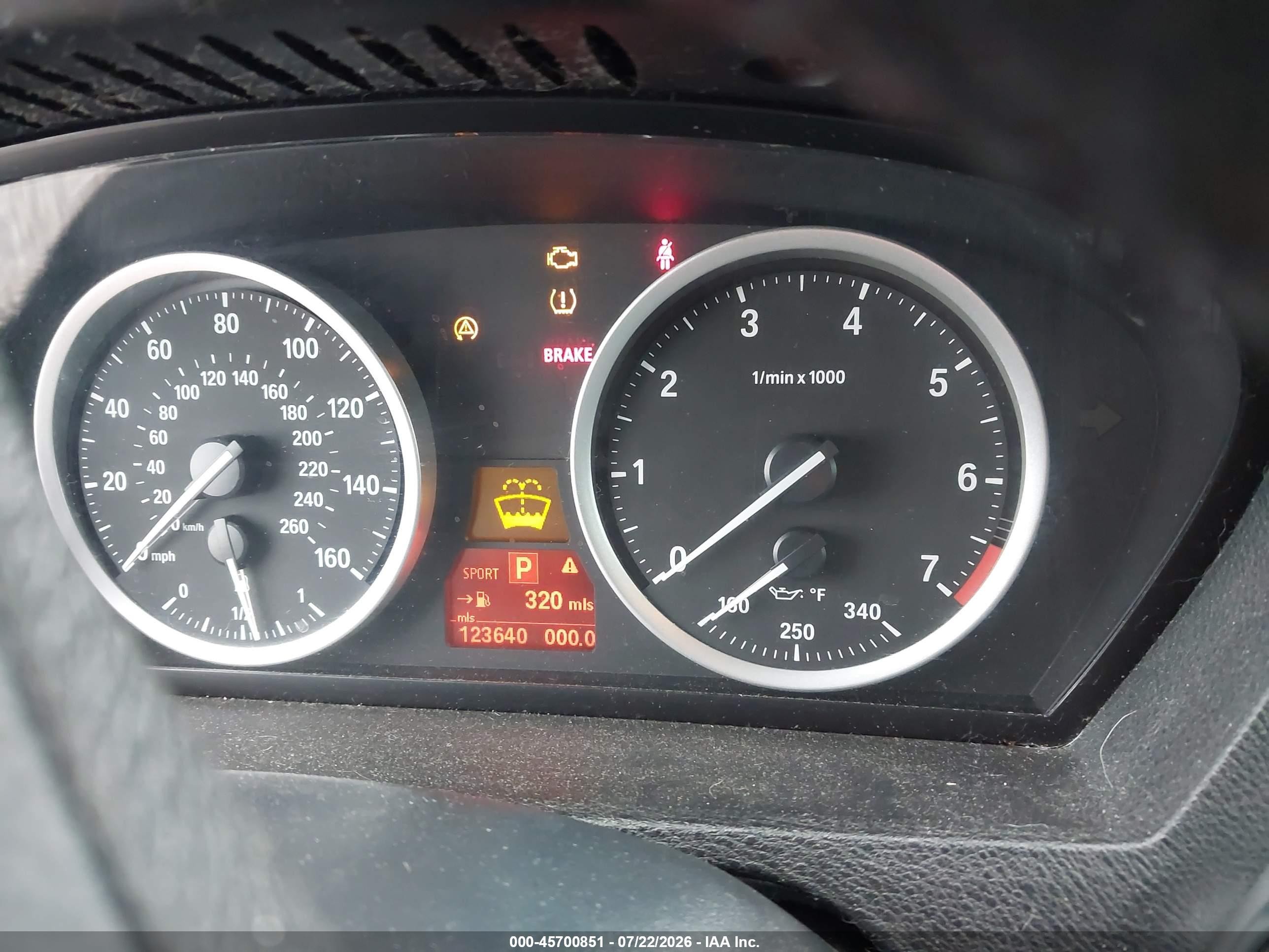 2009 Bmw X6 Xdrive50i Maroon vin: 5UXFG83539LZ94178