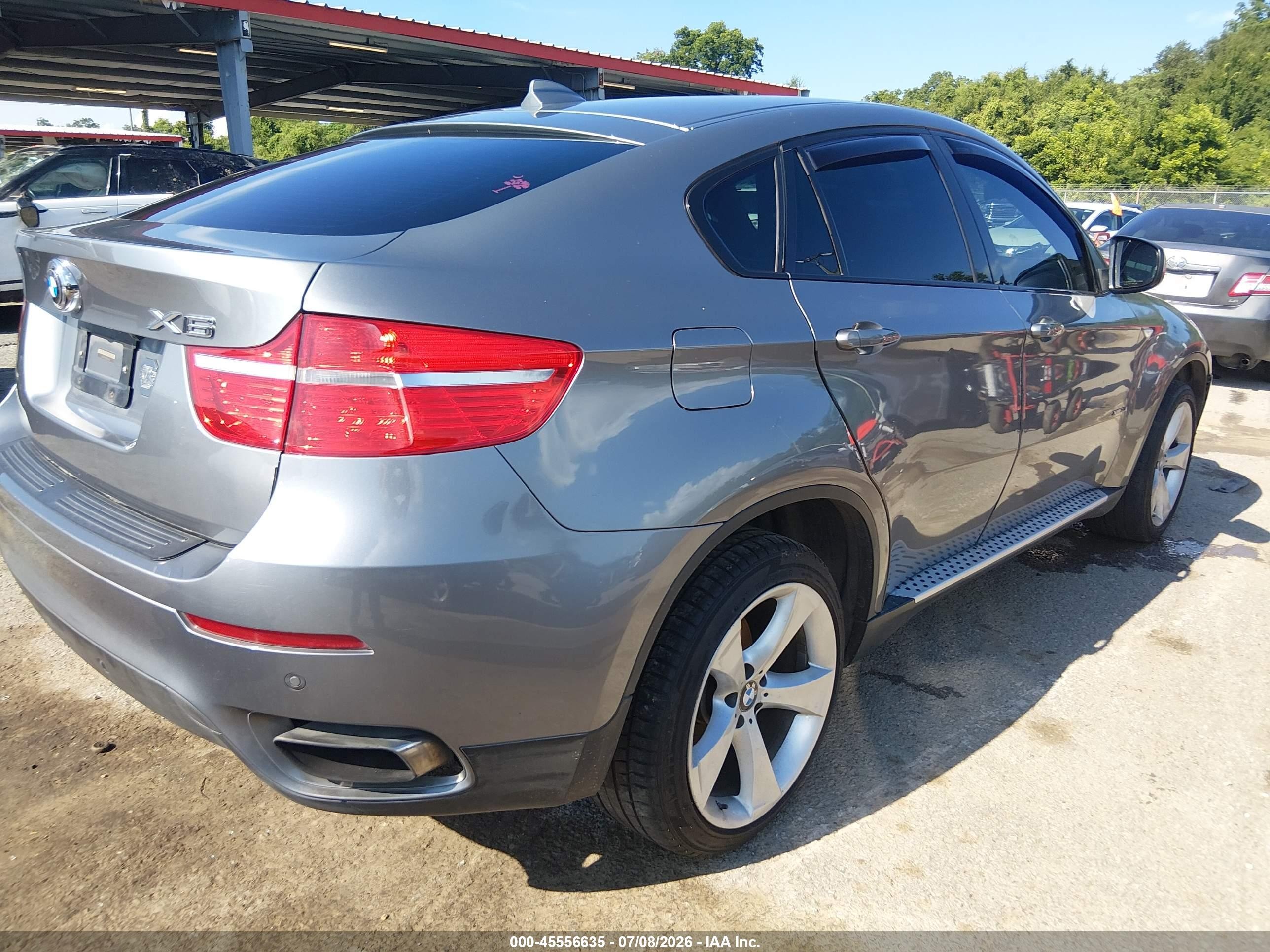 2009 Bmw X6 Xdrive50i Gray vin: 5UXFG83579LZ93308
