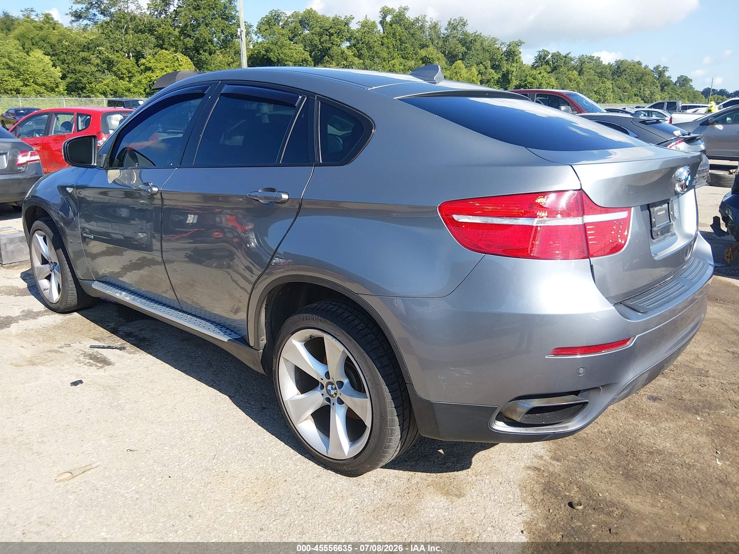 2009 Bmw X6 Xdrive50i Gray vin: 5UXFG83579LZ93308