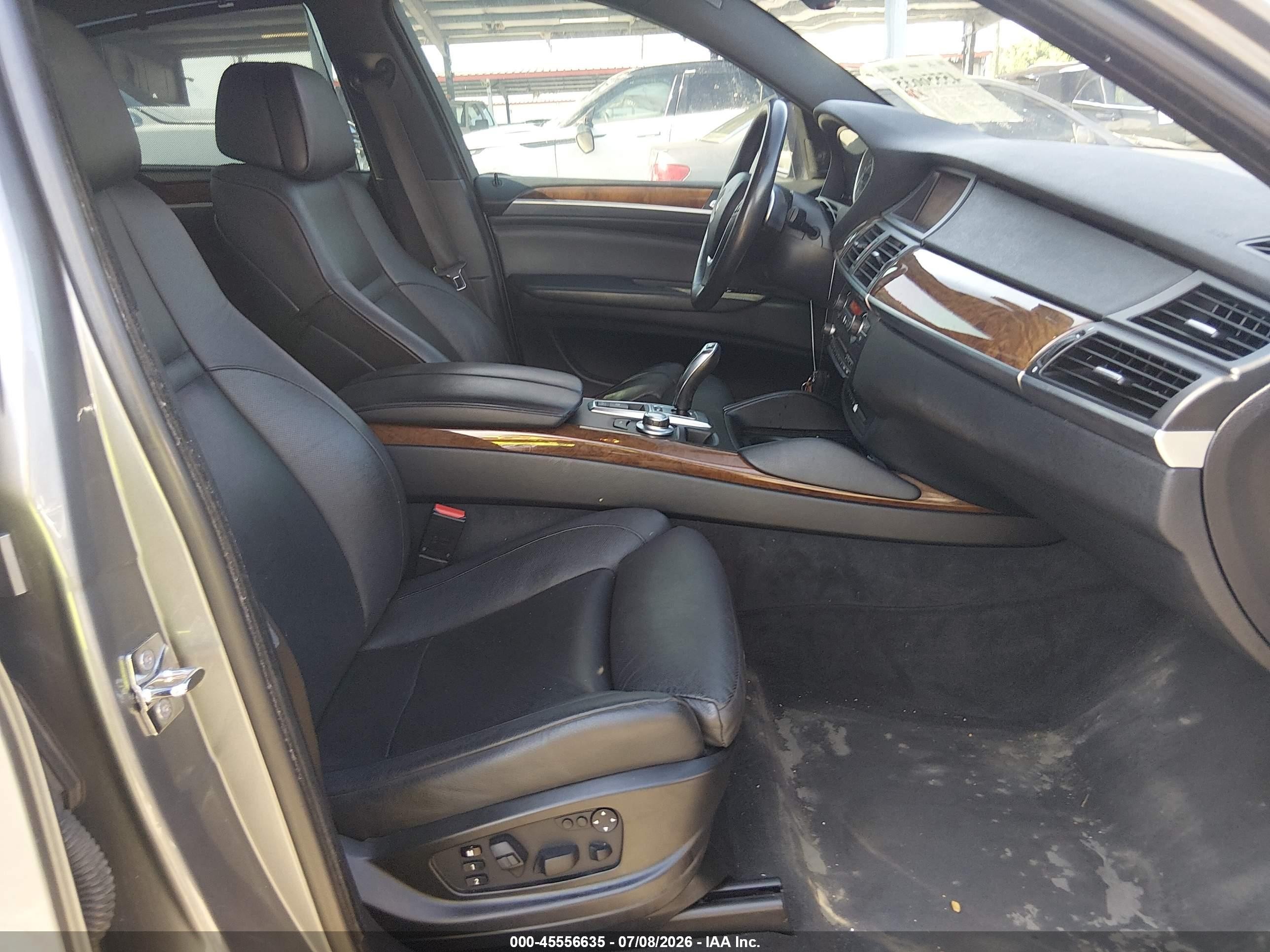 2009 Bmw X6 Xdrive50i Gray vin: 5UXFG83579LZ93308