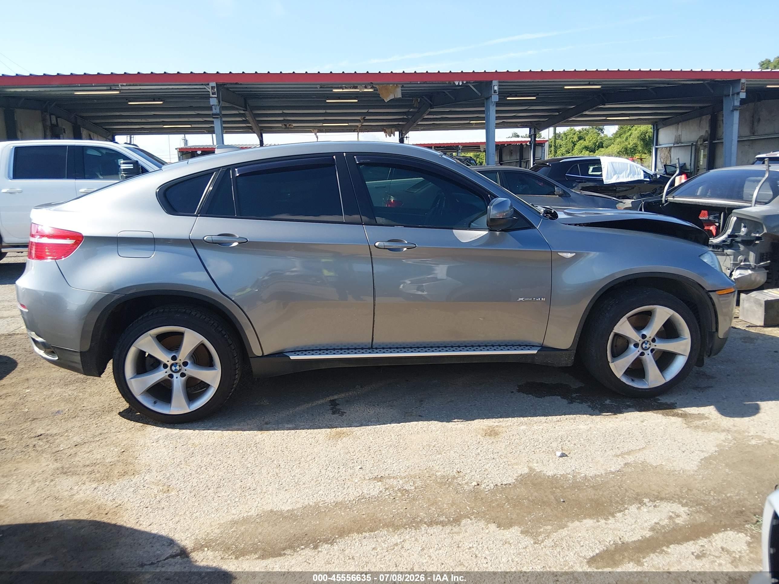 2009 Bmw X6 Xdrive50i Gray vin: 5UXFG83579LZ93308