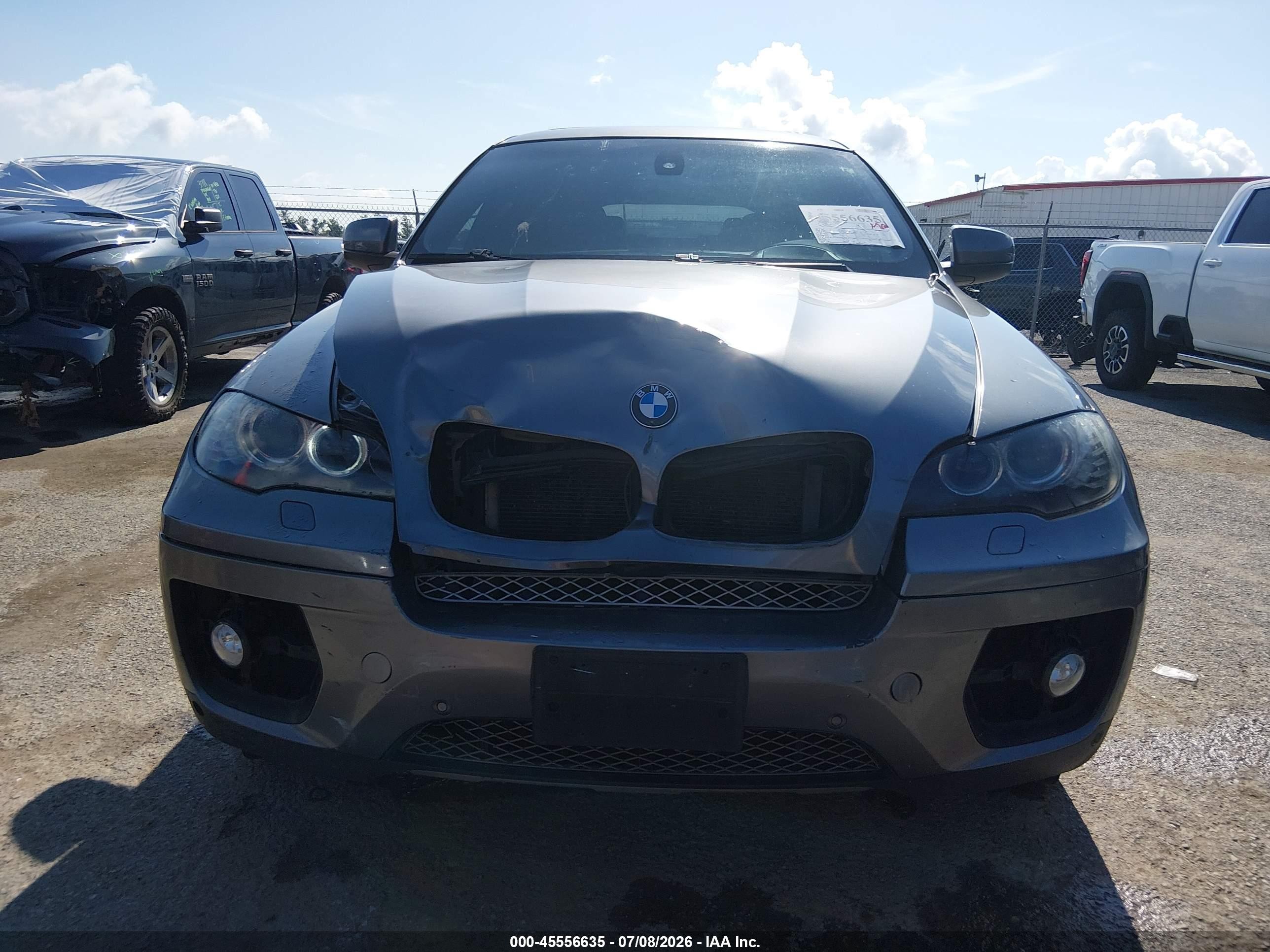 2009 Bmw X6 Xdrive50i Gray vin: 5UXFG83579LZ93308