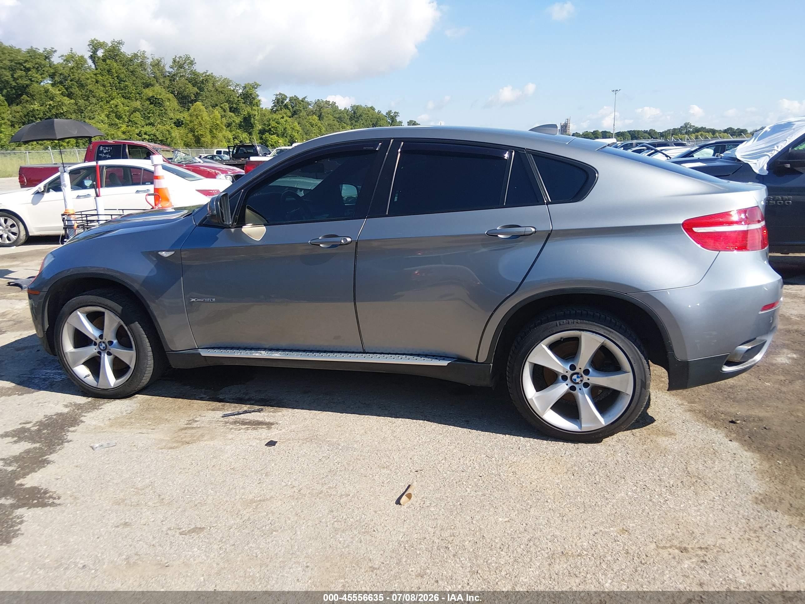 2009 Bmw X6 Xdrive50i Gray vin: 5UXFG83579LZ93308