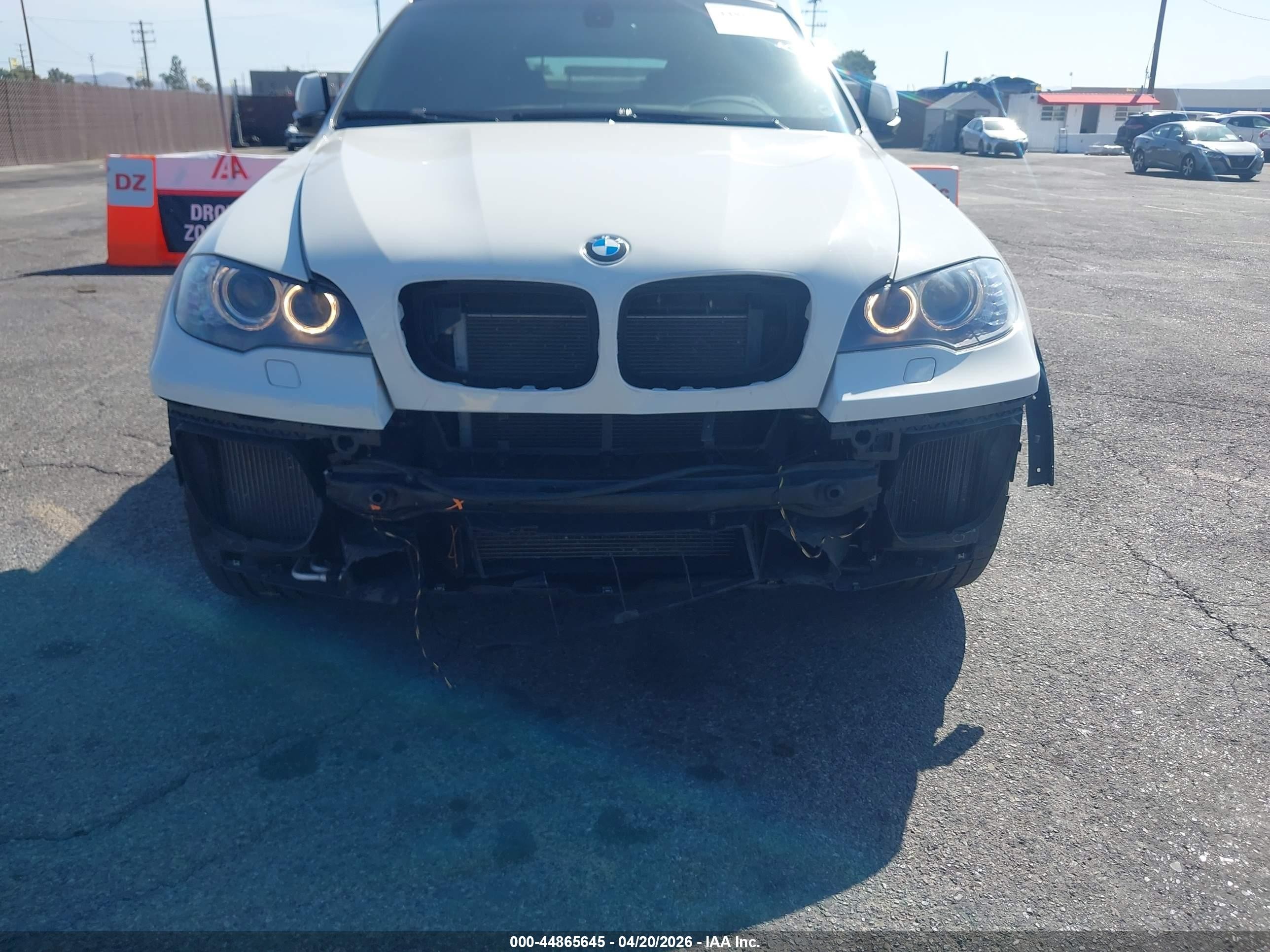 2010 Bmw X6 Xdrive50i White vin: 5UXFG8C50ALZ94885
