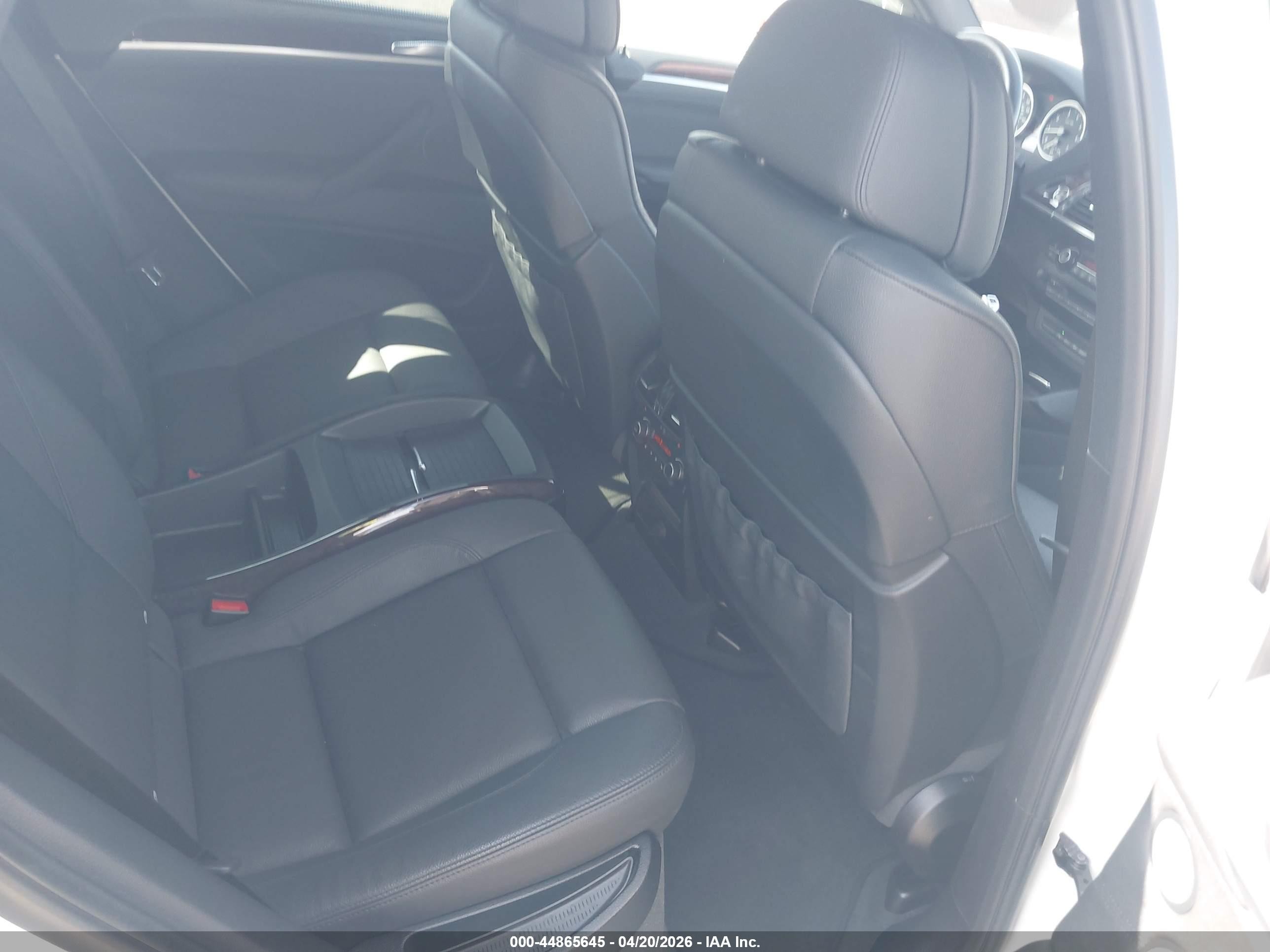 2010 Bmw X6 Xdrive50i White vin: 5UXFG8C50ALZ94885