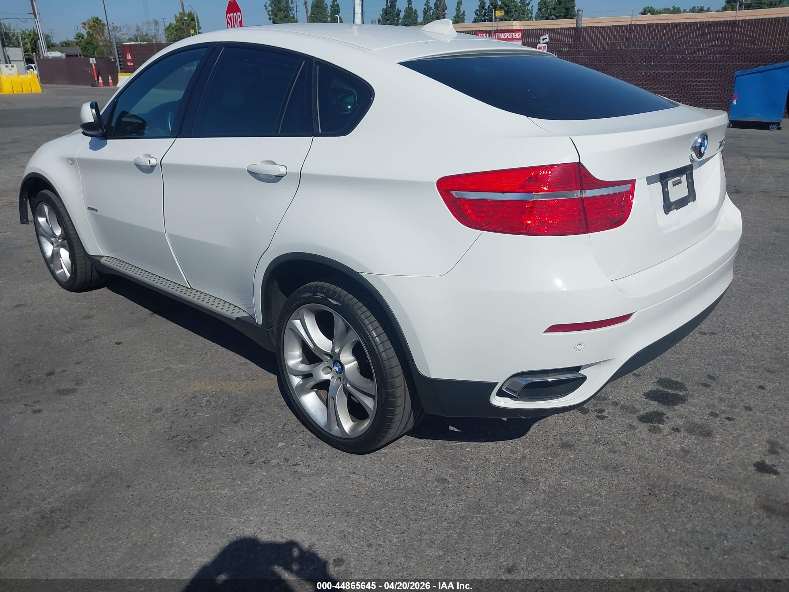 2010 Bmw X6 Xdrive50i White vin: 5UXFG8C50ALZ94885