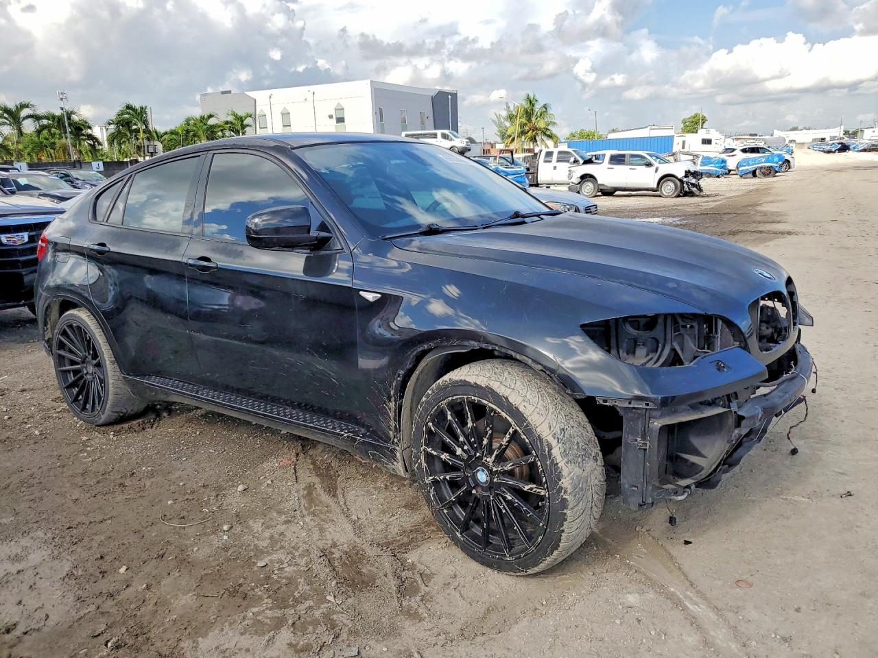 2011 Bmw X6 Xdrive50i Black vin: 5UXFG8C50BLZ95231