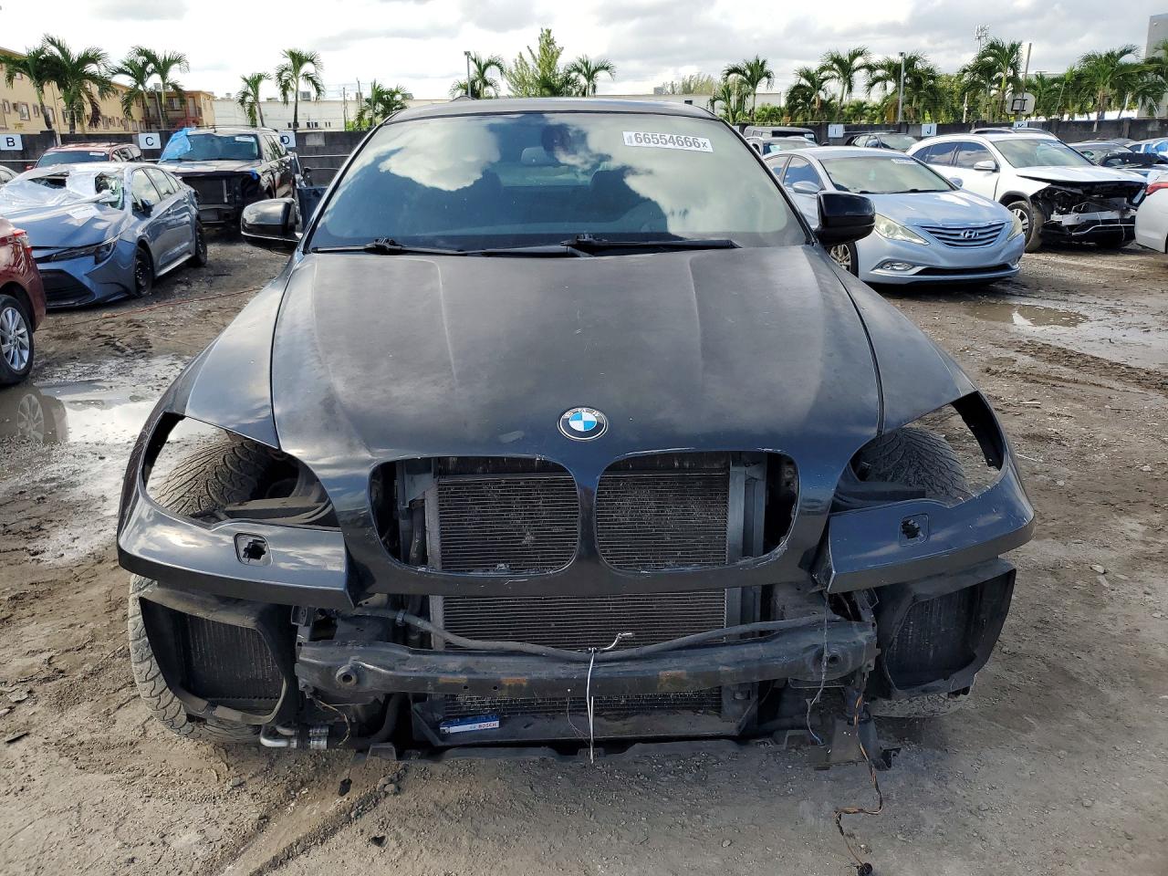 2011 Bmw X6 Xdrive50i Black vin: 5UXFG8C50BLZ95231