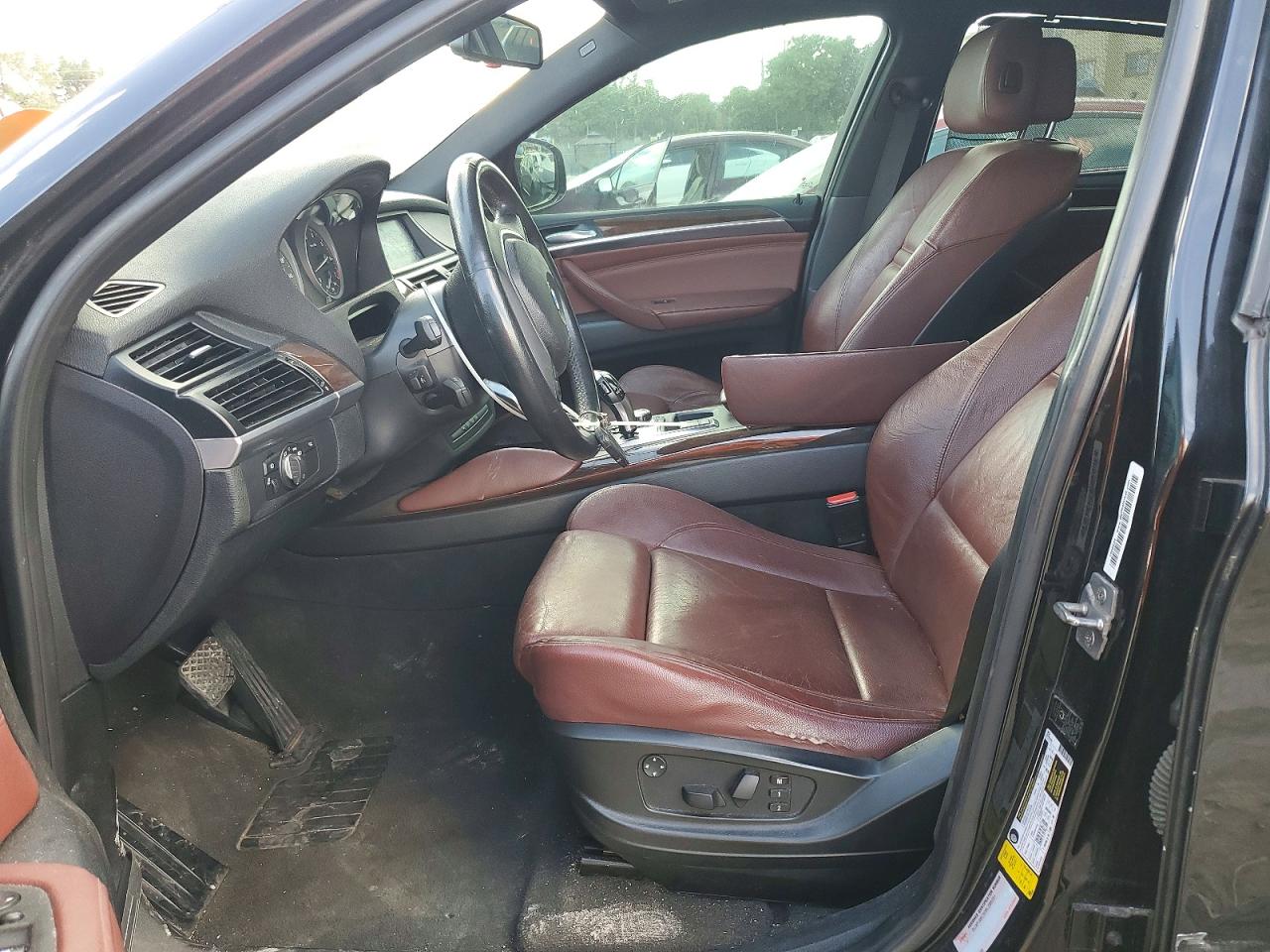 2011 Bmw X6 Xdrive50i Black vin: 5UXFG8C50BLZ95231