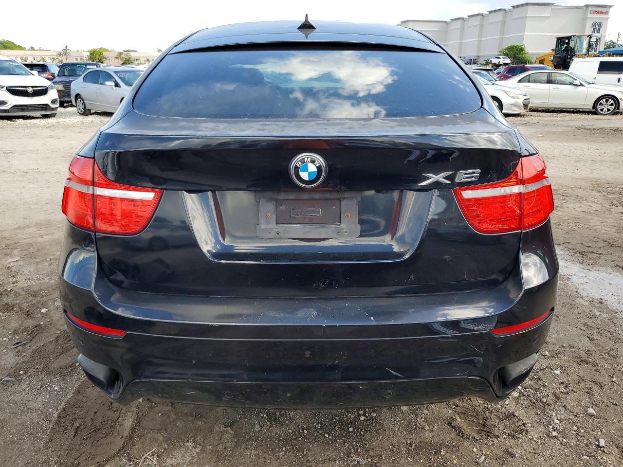 2011 Bmw X6 Xdrive50i Black vin: 5UXFG8C50BLZ95231
