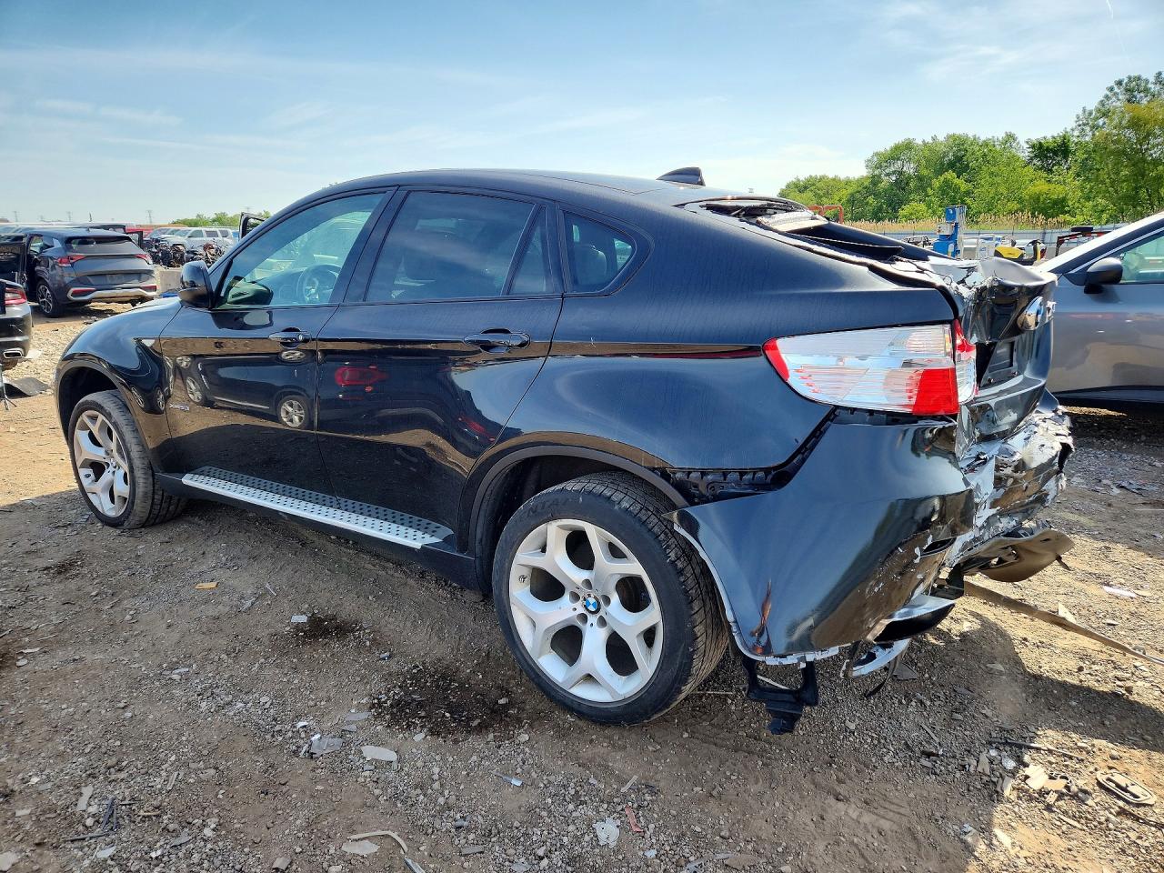 2011 Bmw X6 Xdrive50i Black vin: 5UXFG8C50BLZ95729