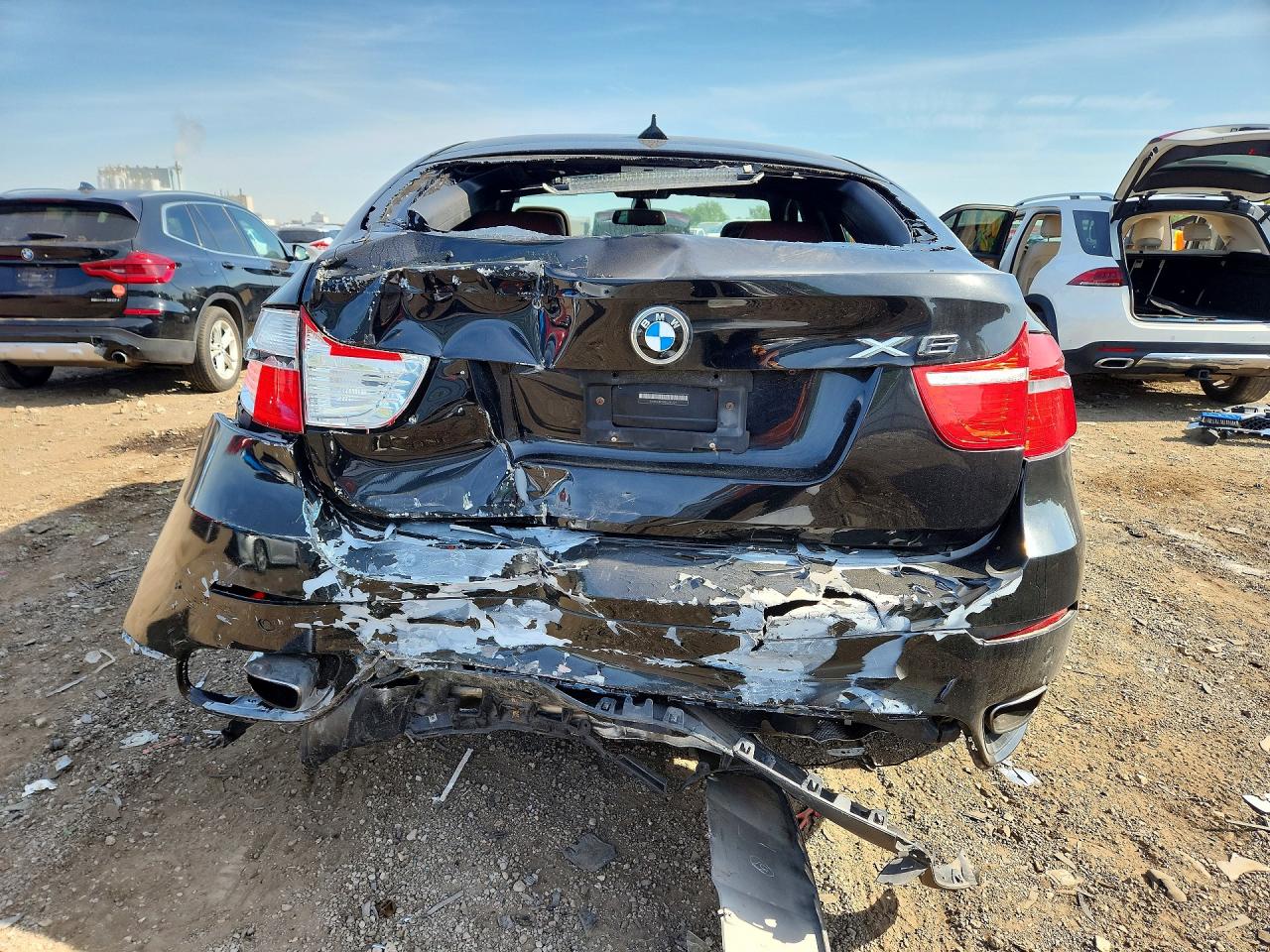 2011 Bmw X6 Xdrive50i Black vin: 5UXFG8C50BLZ95729