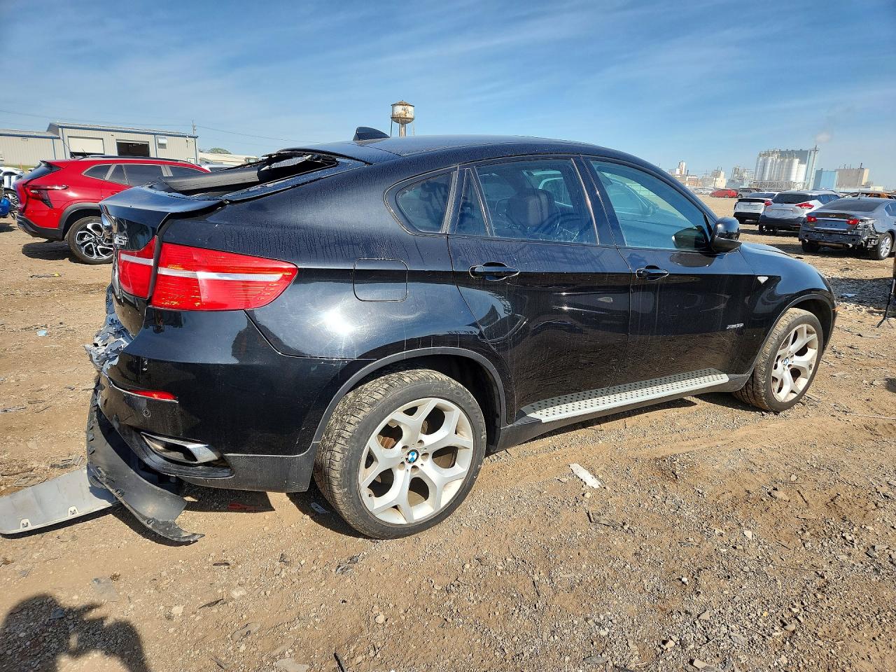2011 Bmw X6 Xdrive50i Black vin: 5UXFG8C50BLZ95729