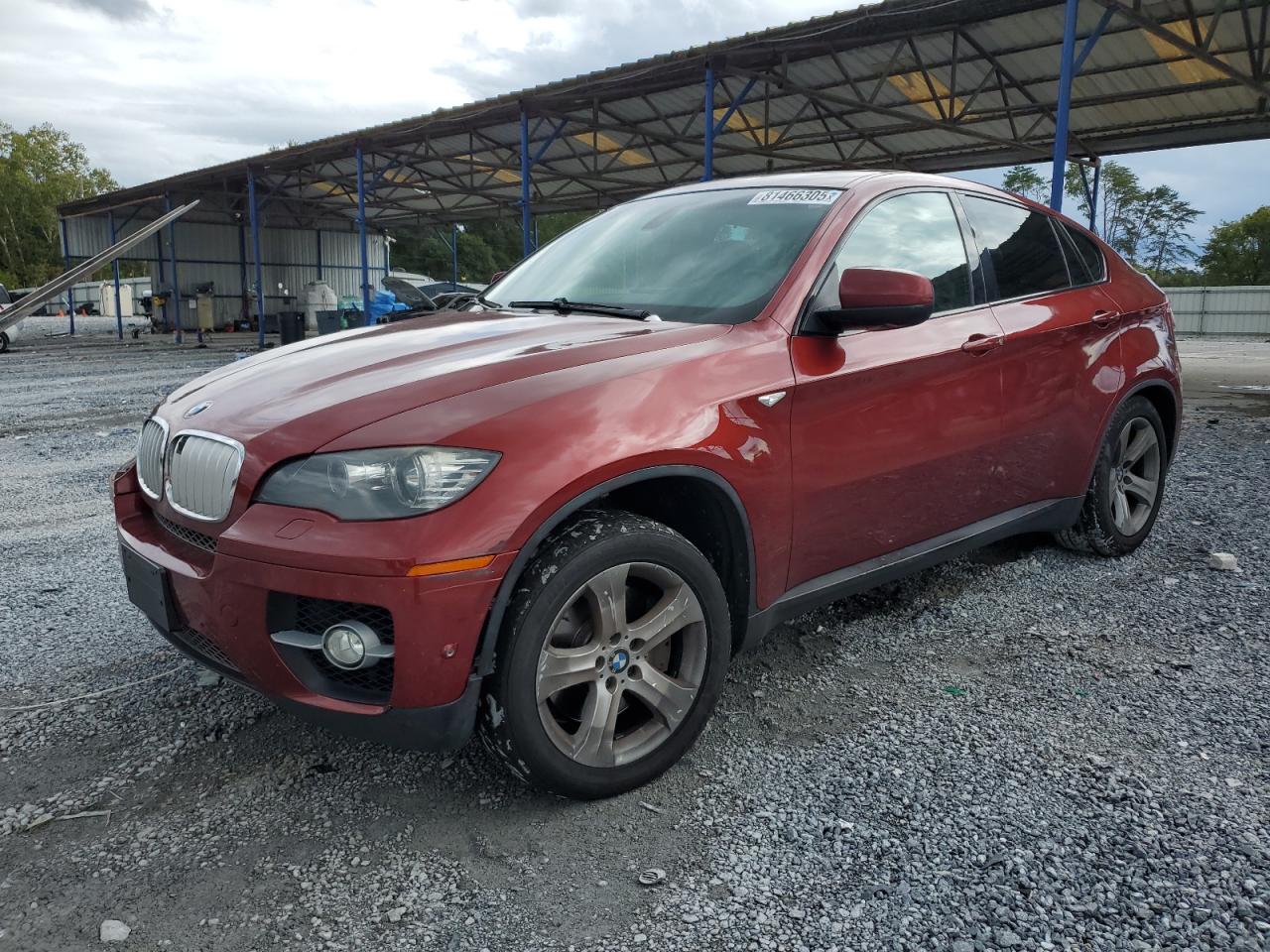2012 Bmw X6 Xdrive50i Red vin: 5UXFG8C50CLZ97367