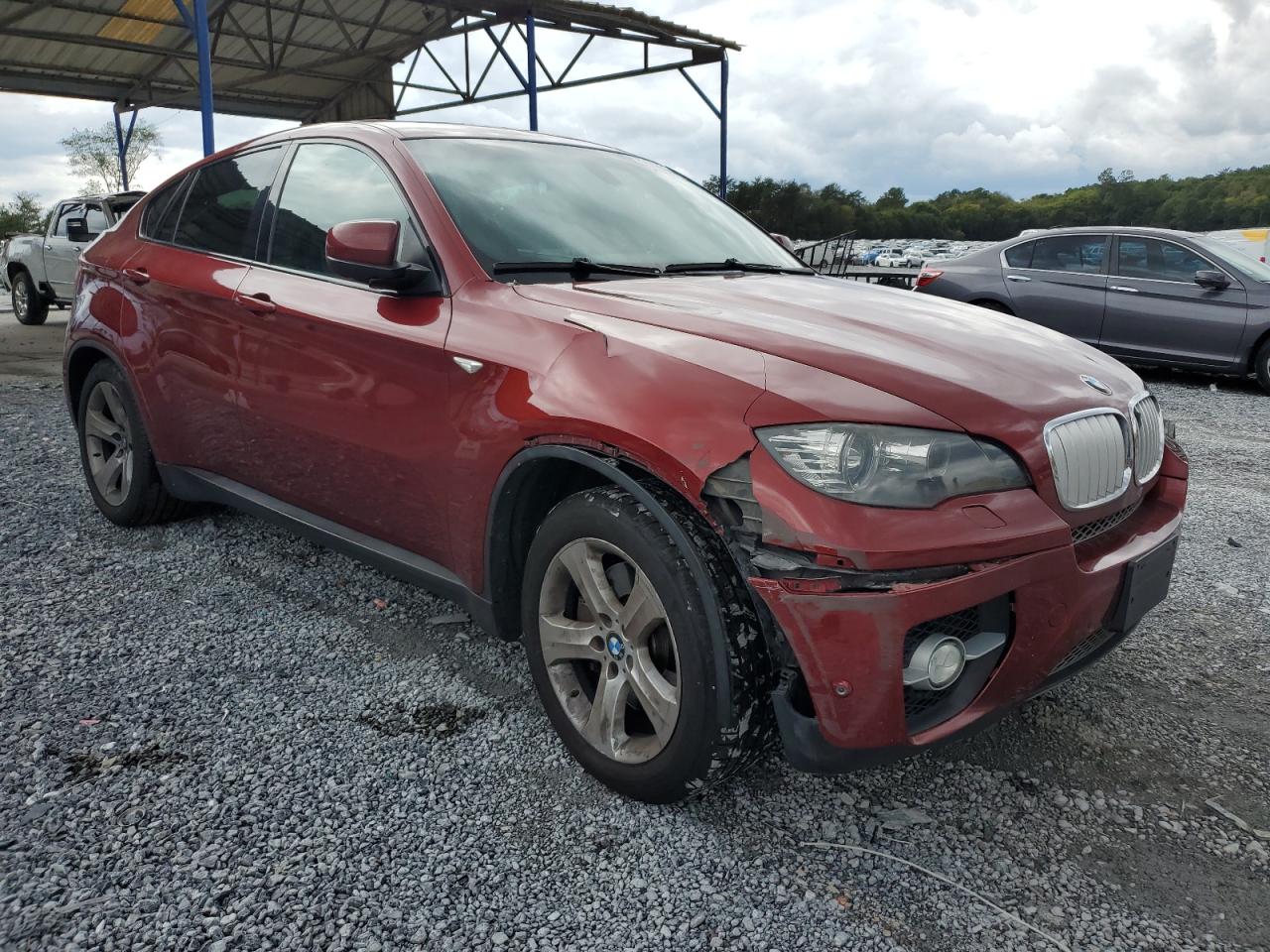 2012 Bmw X6 Xdrive50i Red vin: 5UXFG8C50CLZ97367