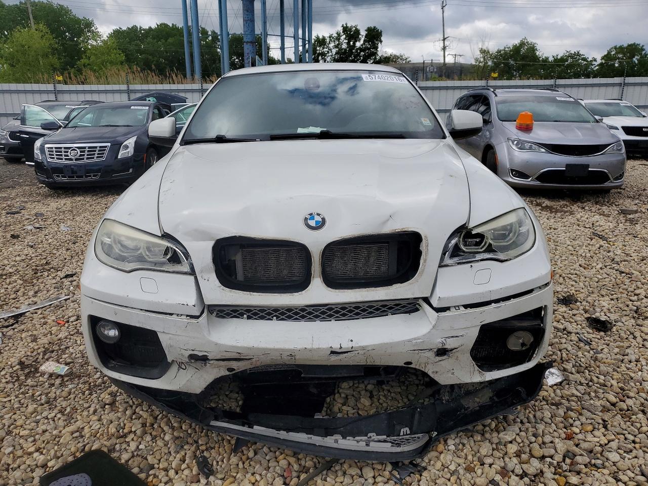 2013 Bmw X6 Xdrive50i White vin: 5UXFG8C50DL592286