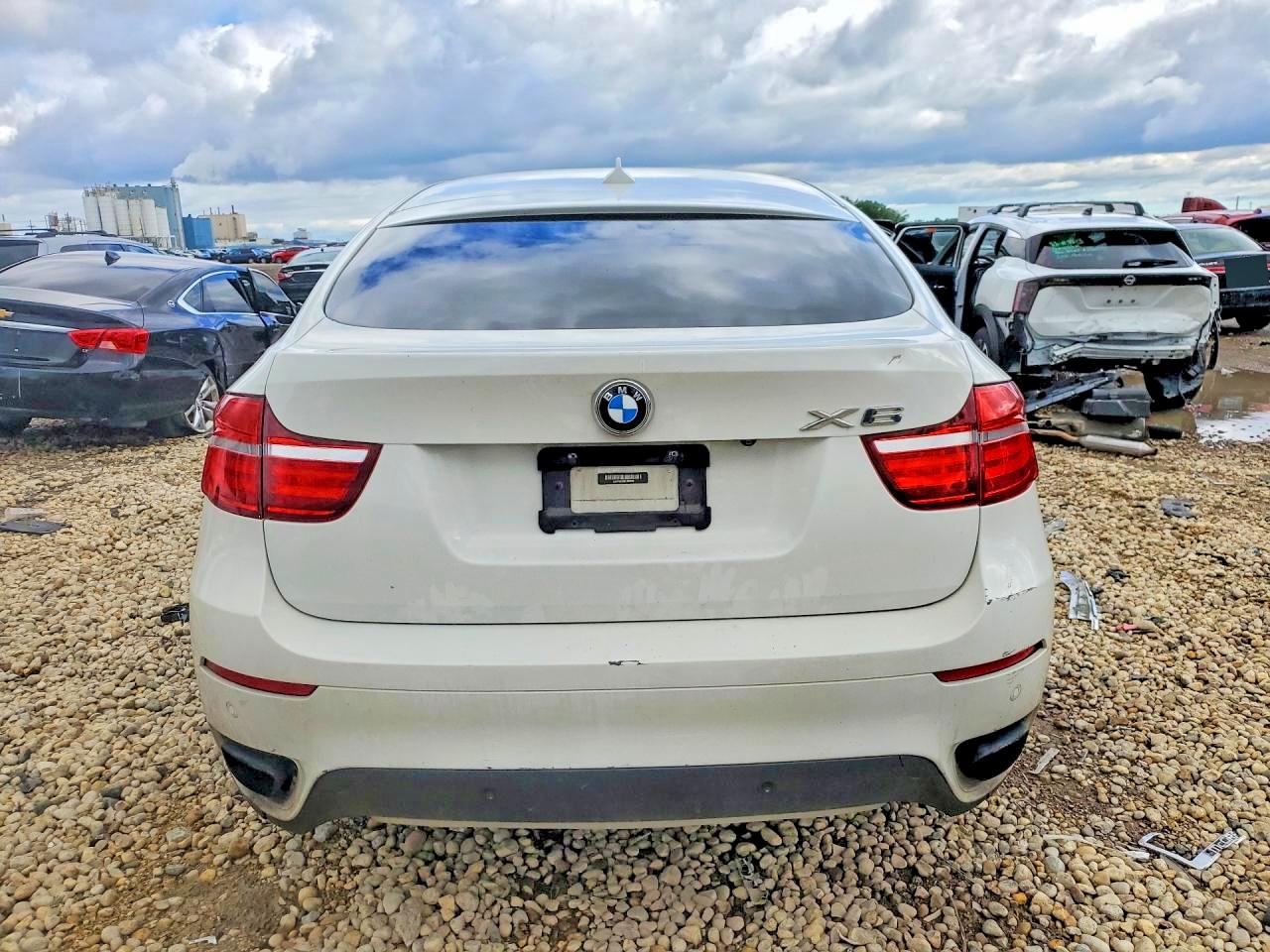 2013 Bmw X6 Xdrive50i White vin: 5UXFG8C50DL592286