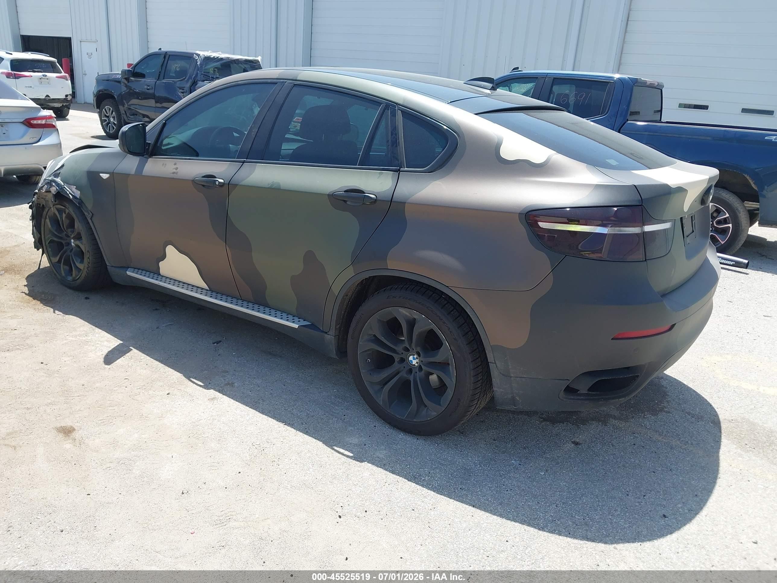 2014 Bmw X6 Xdrive50i Green vin: 5UXFG8C51EL592461
