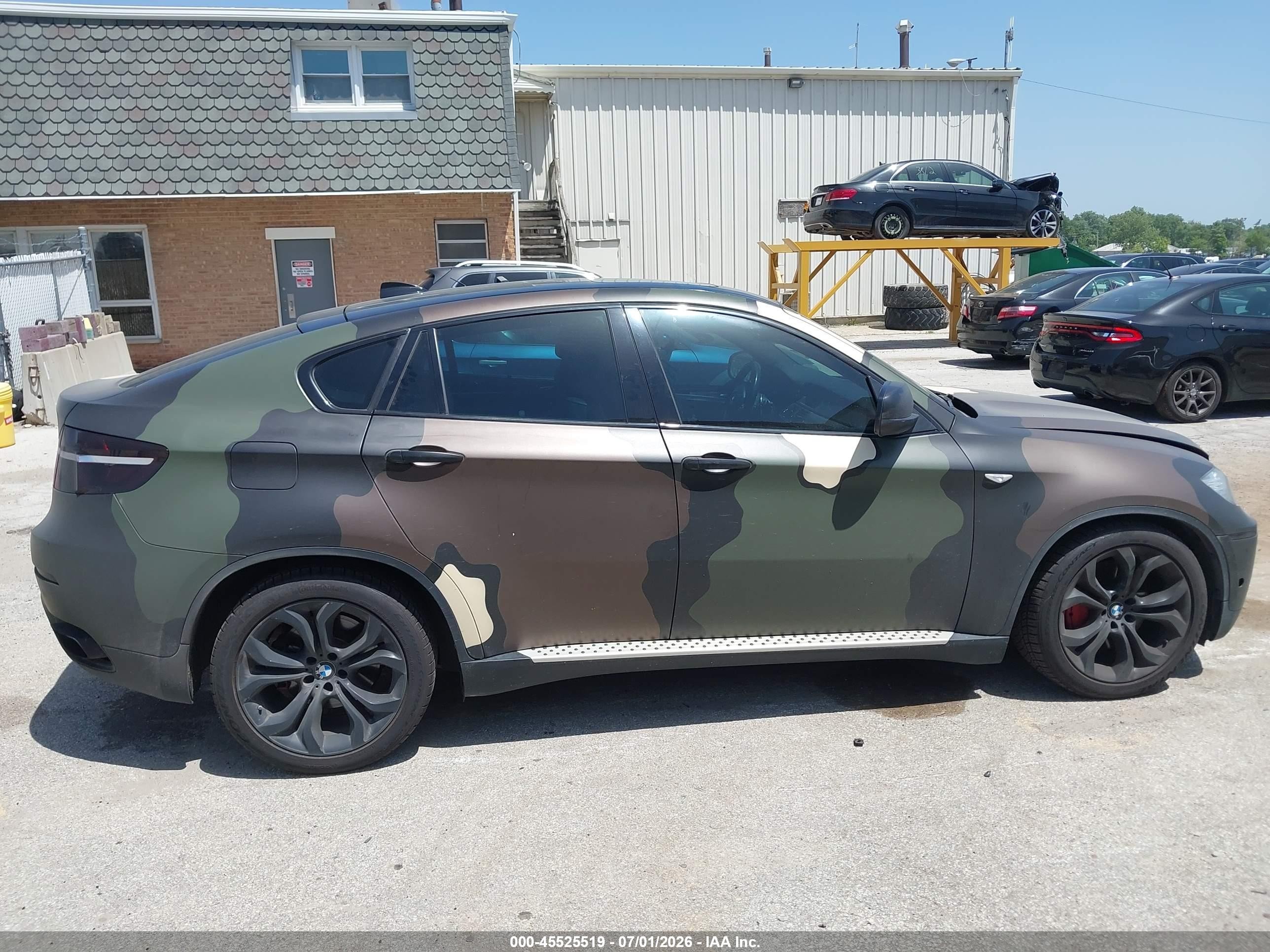 2014 Bmw X6 Xdrive50i Green vin: 5UXFG8C51EL592461