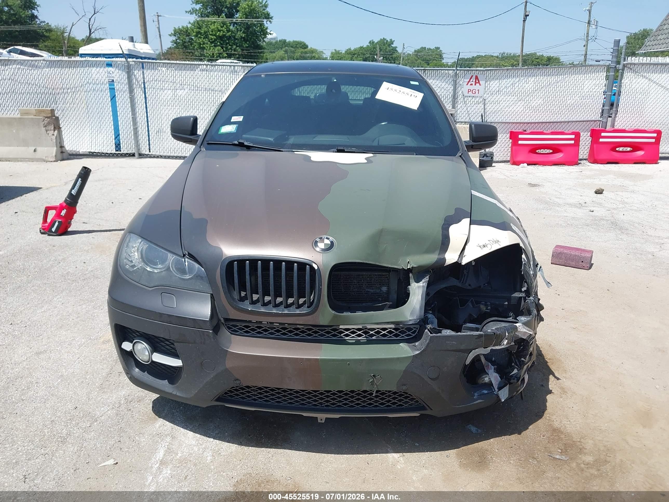 2014 Bmw X6 Xdrive50i Green vin: 5UXFG8C51EL592461