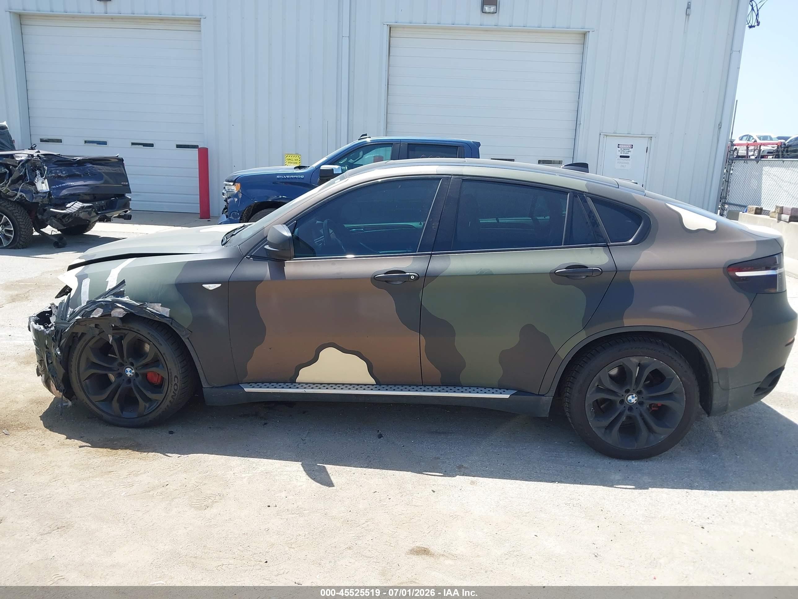 2014 Bmw X6 Xdrive50i Green vin: 5UXFG8C51EL592461