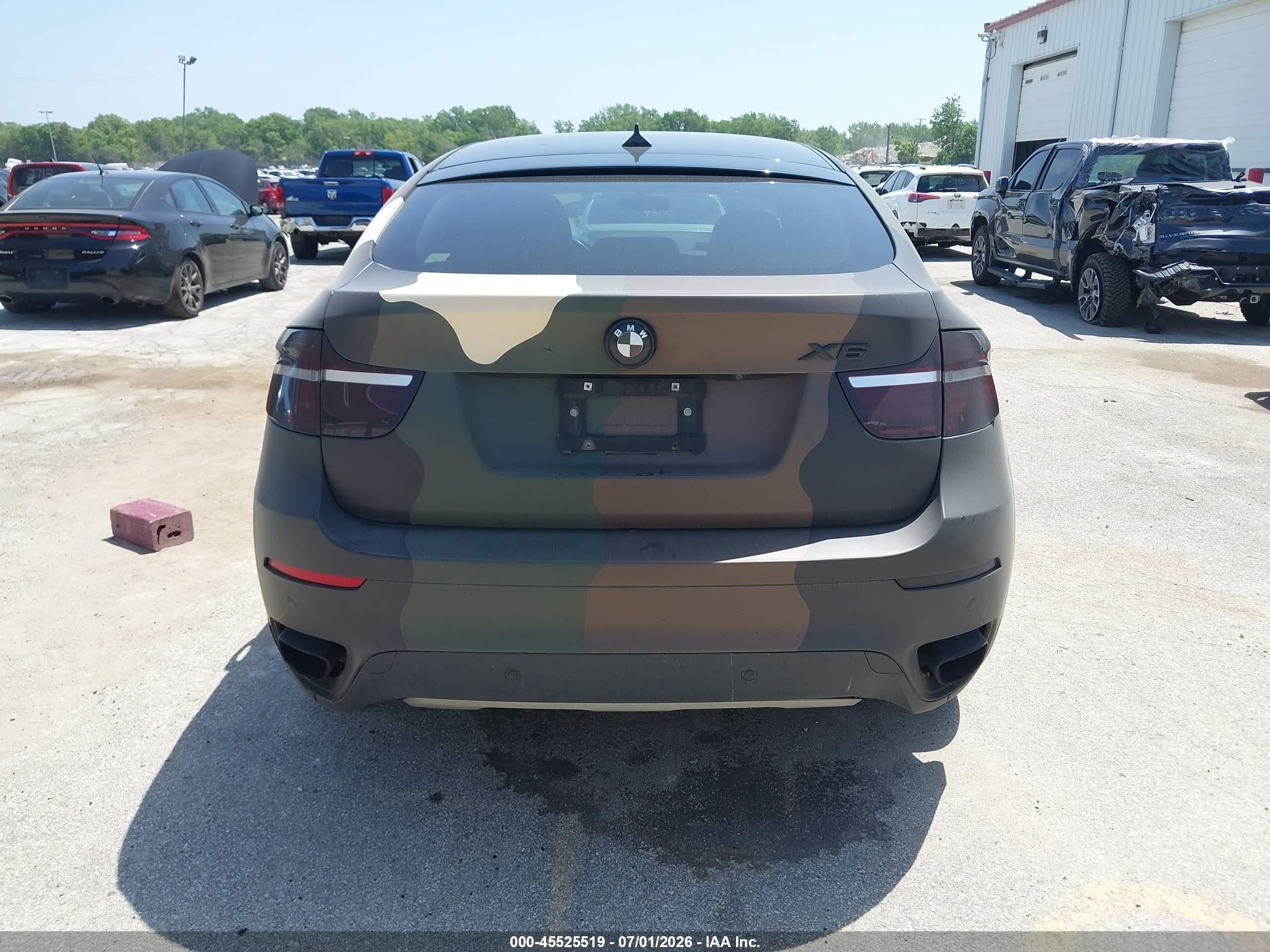 2014 Bmw X6 Xdrive50i Green vin: 5UXFG8C51EL592461