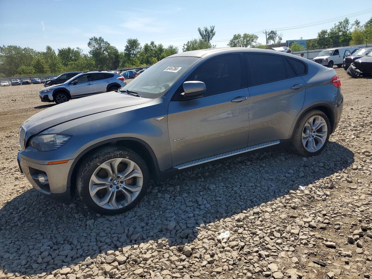 2011 Bmw X6 Xdrive50i Gray vin: 5UXFG8C52BLZ95487