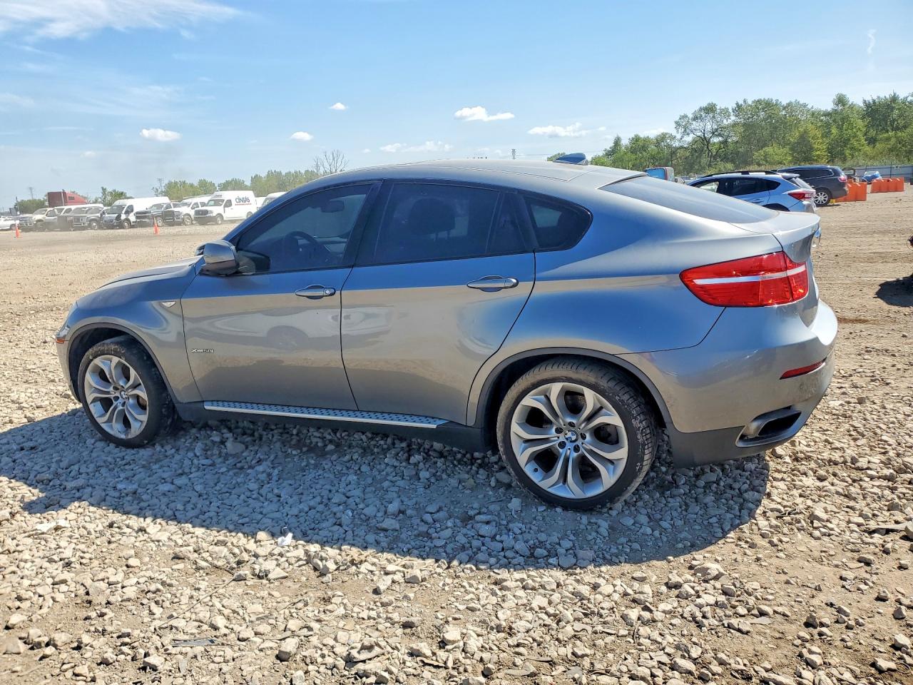 2011 Bmw X6 Xdrive50i Gray vin: 5UXFG8C52BLZ95487