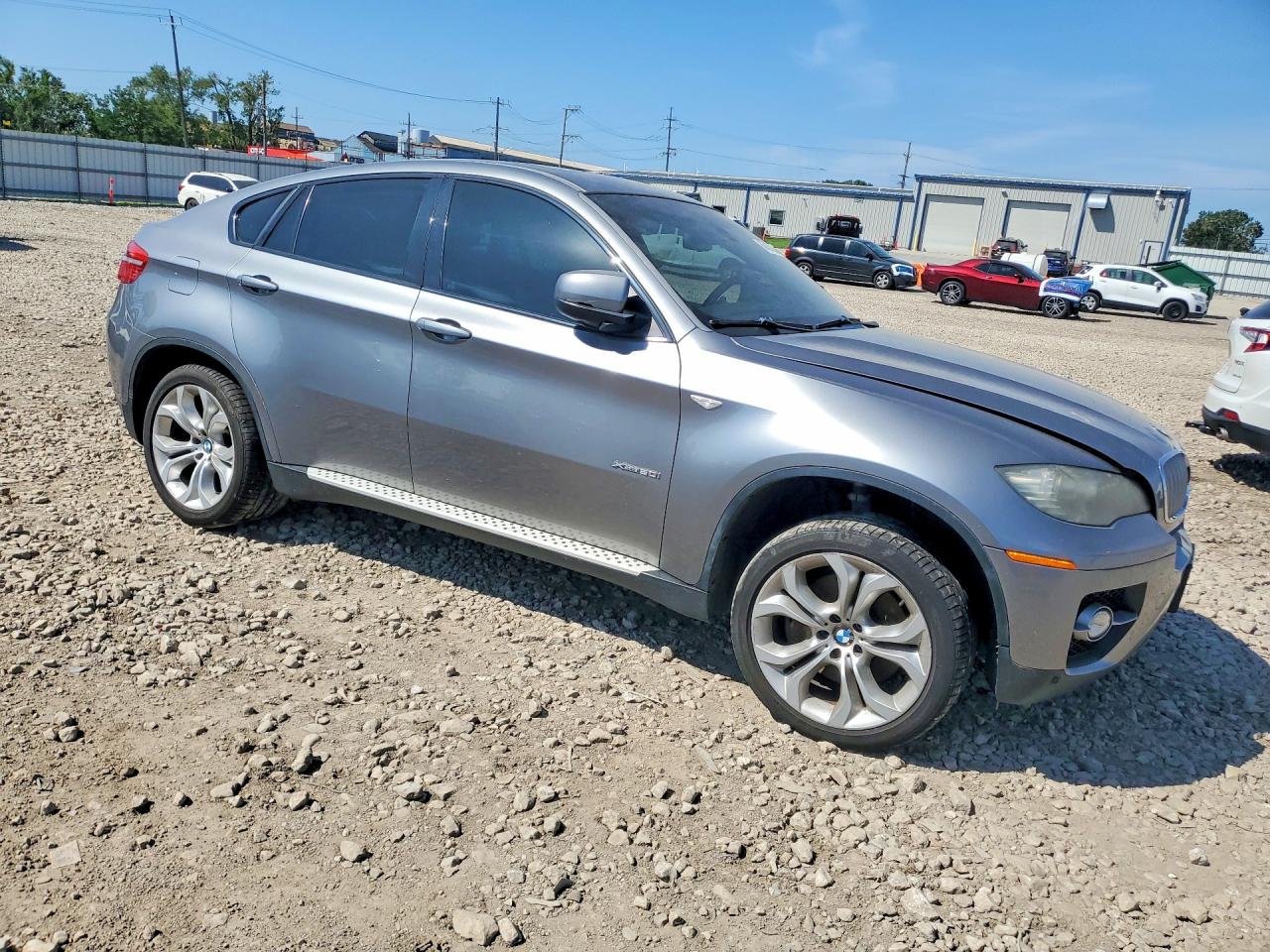 2011 Bmw X6 Xdrive50i Gray vin: 5UXFG8C52BLZ95487