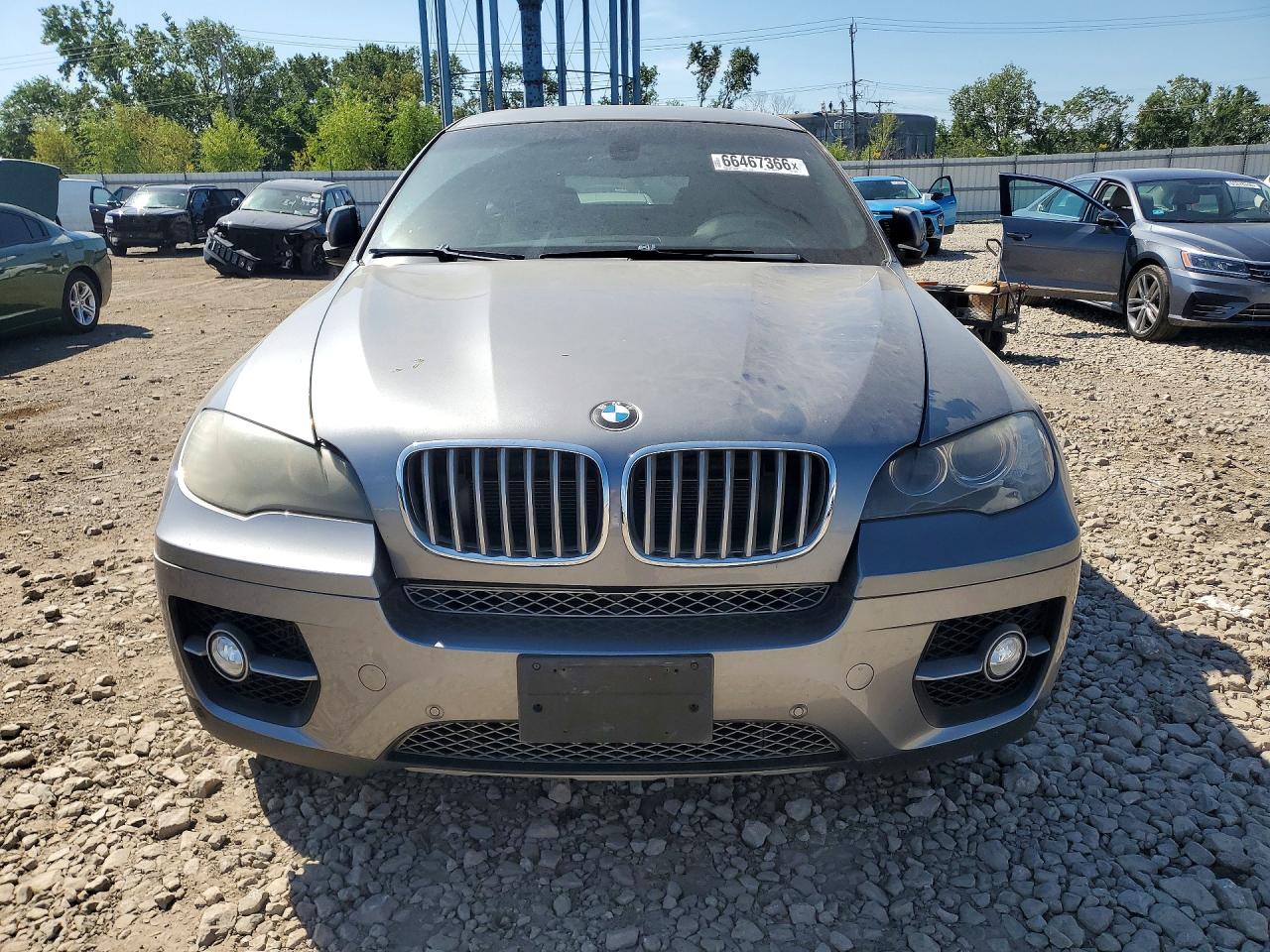 2011 Bmw X6 Xdrive50i Gray vin: 5UXFG8C52BLZ95487