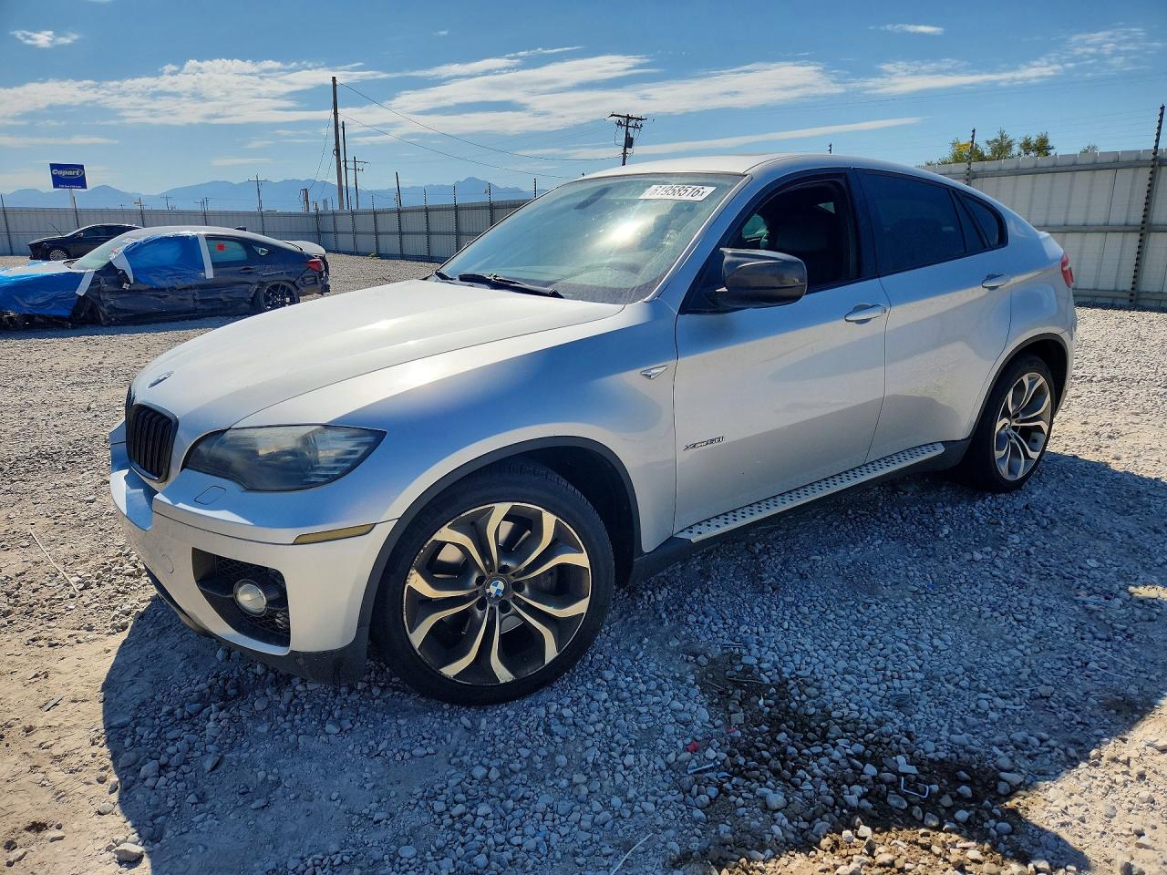 2012 Bmw X6 Xdrive50i Gray vin: 5UXFG8C52CLZ97452