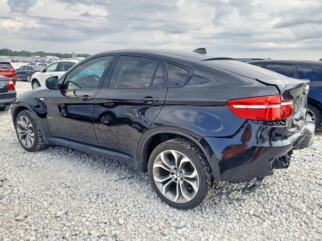 2013 Bmw X6 Xdrive50i Black vin: 5UXFG8C52DL591320