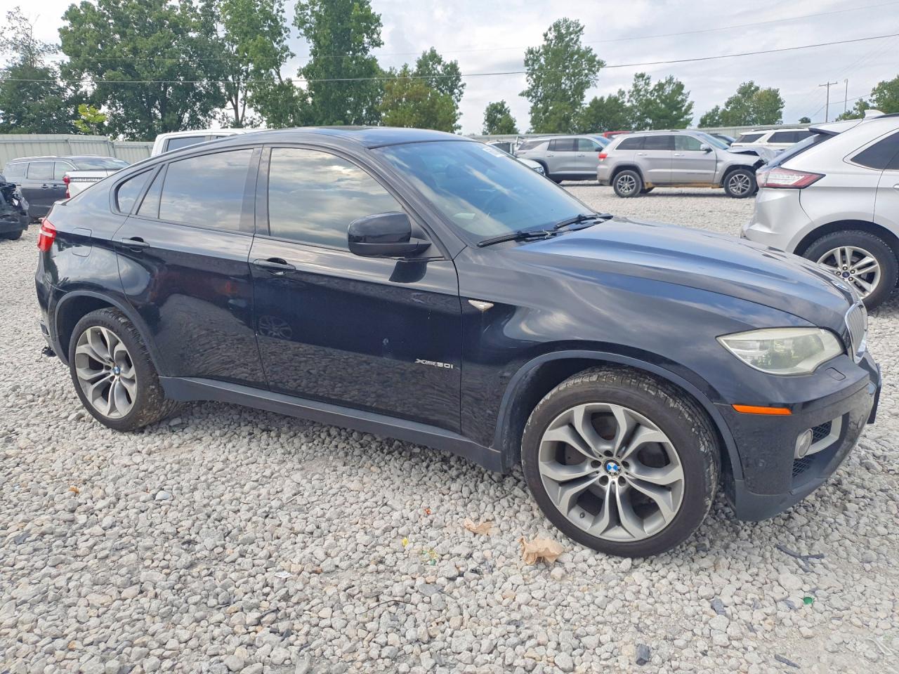 2013 Bmw X6 Xdrive50i Black vin: 5UXFG8C52DL591320